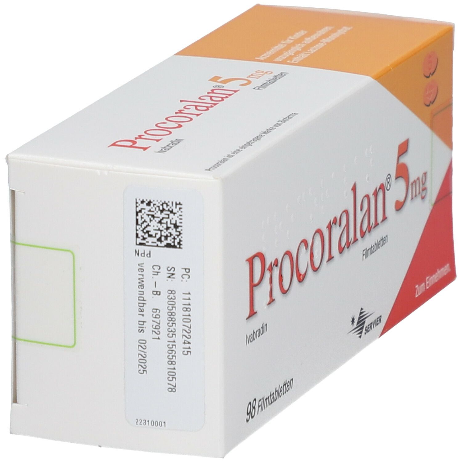 Procoralan 5 mg Filmtabletten 98 St