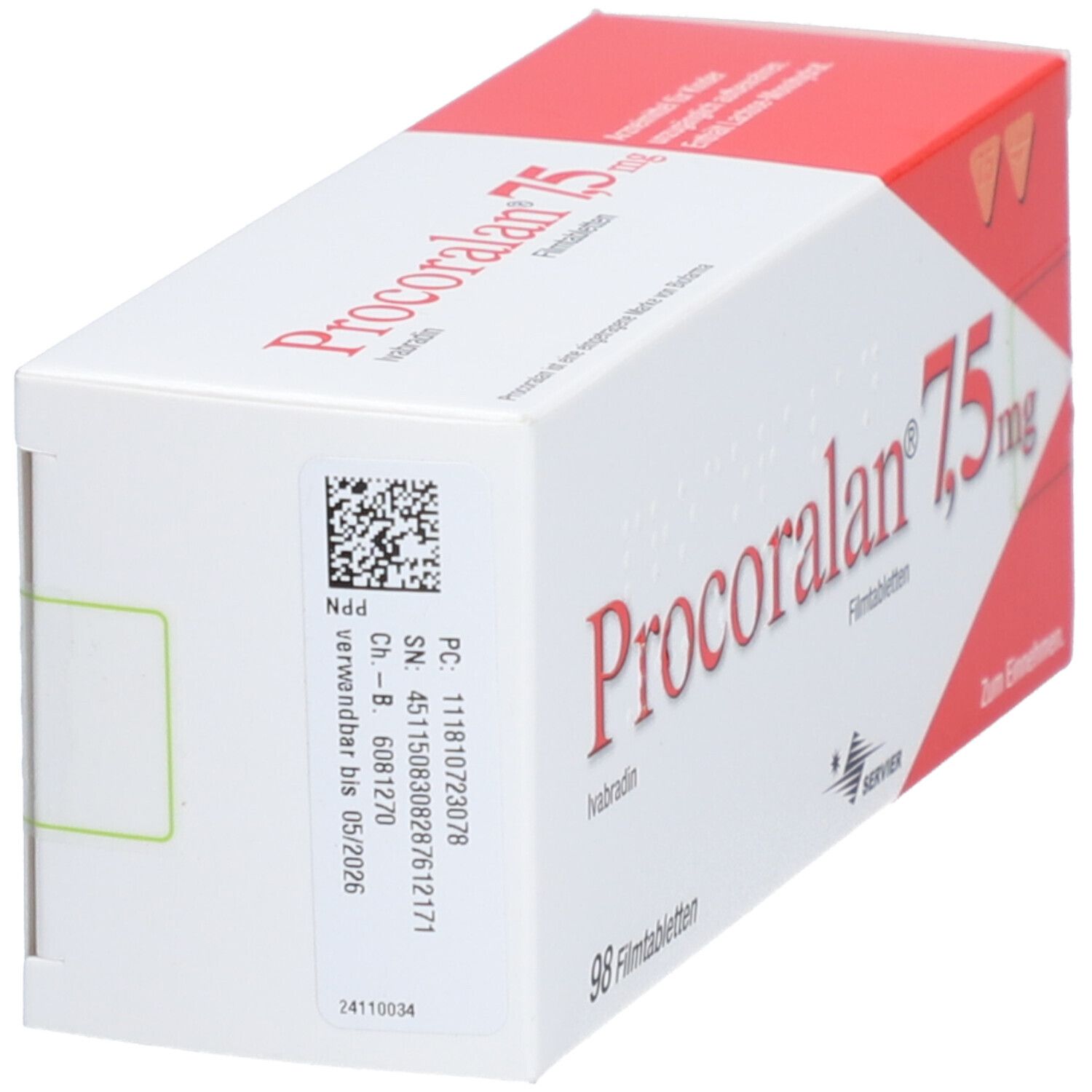 Procoralan 7,5 mg Filmtabletten 98 St