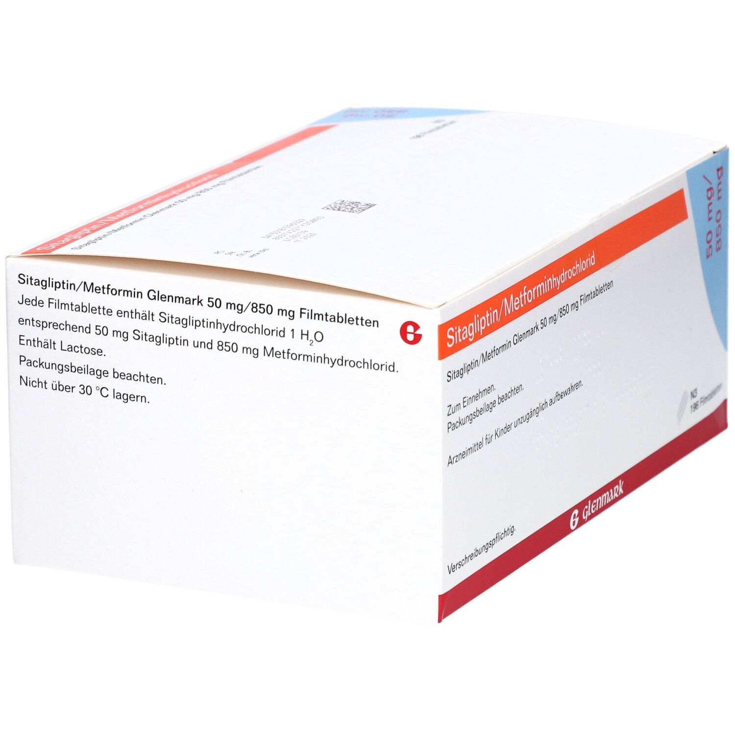 SITAGLIPTIN/Metformin Glenmark 50 mg/850 mg FTA 196 St Filmtabletten