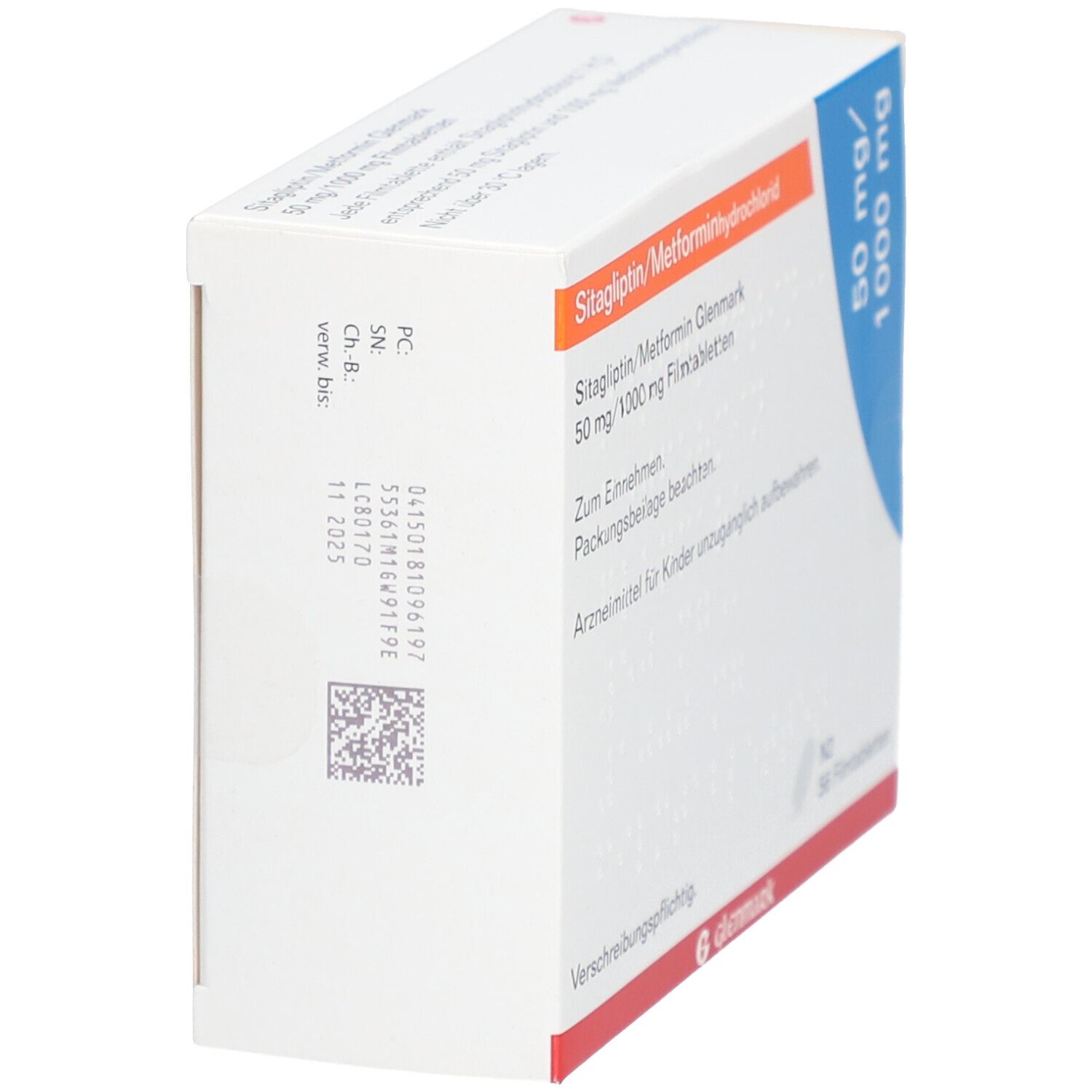 SITAGLIPTIN/Metformin Heumann 50 mg/1000 mg FTA 56 St Filmtabletten