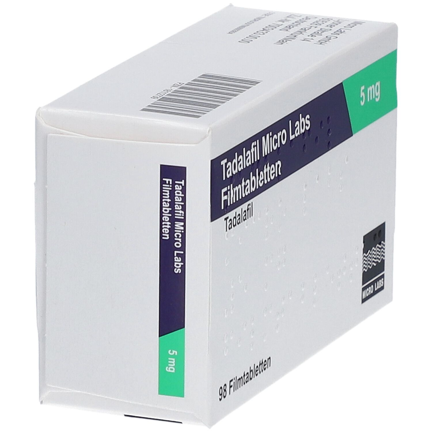 Tadalafil Micro Labs 5 mg Filmtabletten 98 St