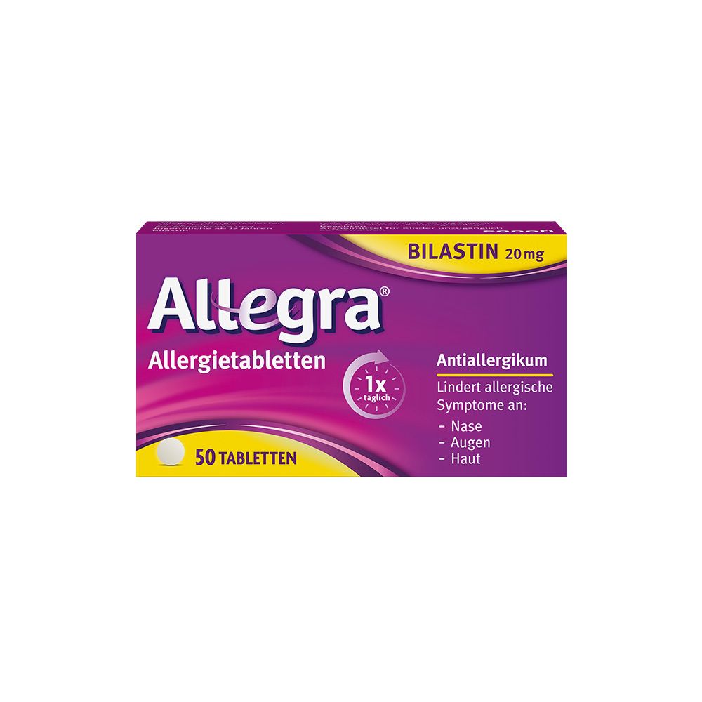 Allegra - schnell bei Heuschnupfen & ganzjährigen Allergien