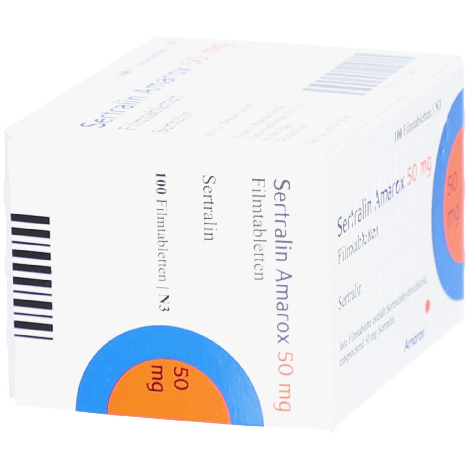 Sertralin Amarox 100 mg Filmtabletten 50 St