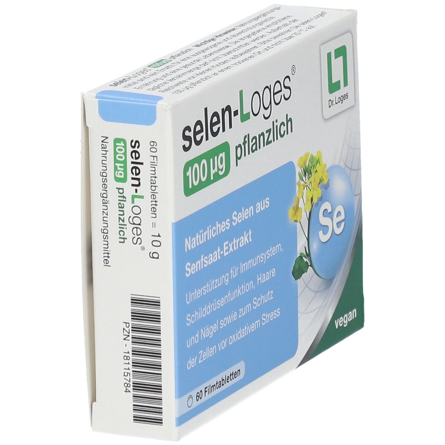 Selen-Loges 100 µg pflanzlich Filmtabletten 60 St