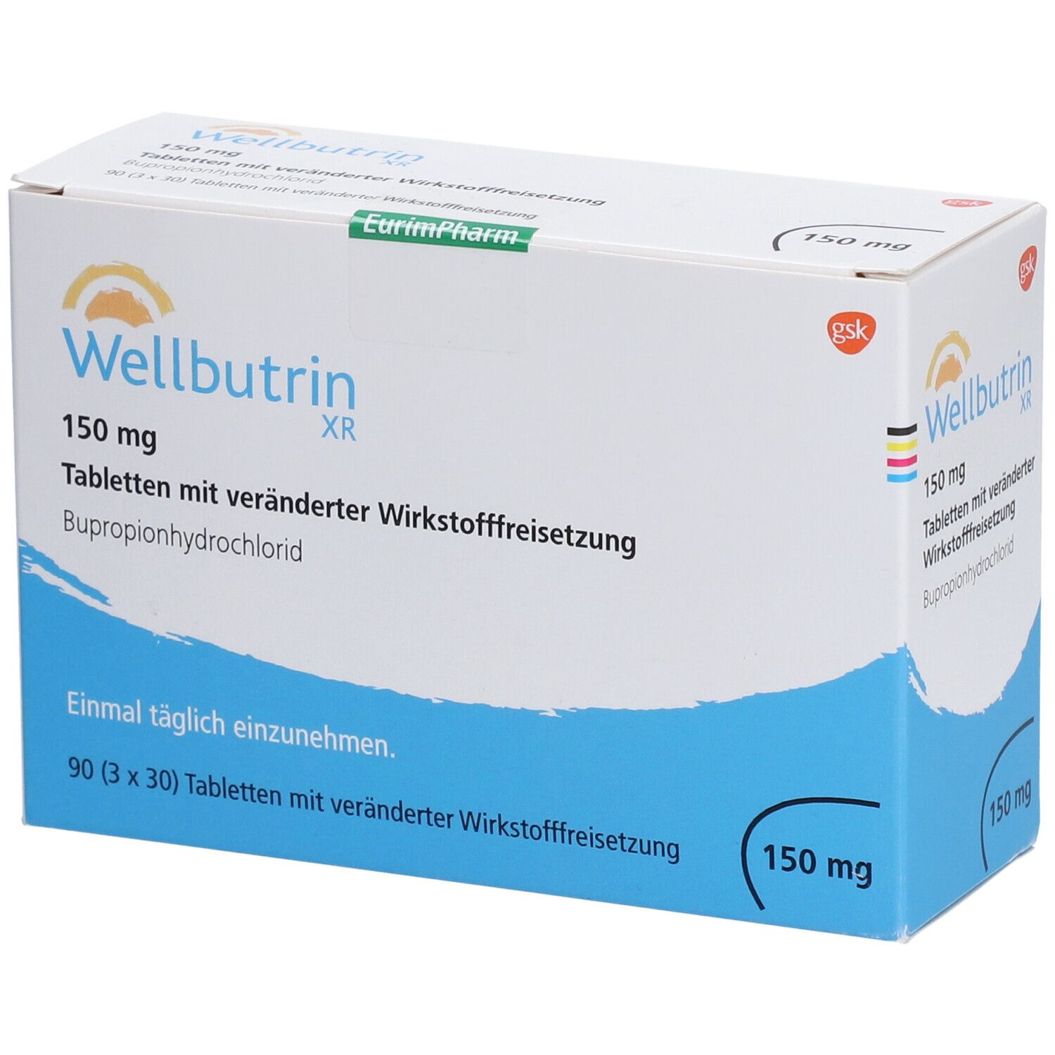 WELLBUTRIN XR 150 mg Tab.m.veränd.Wirkst.-Frs. 3x30 St mit dem E-Rezept ...