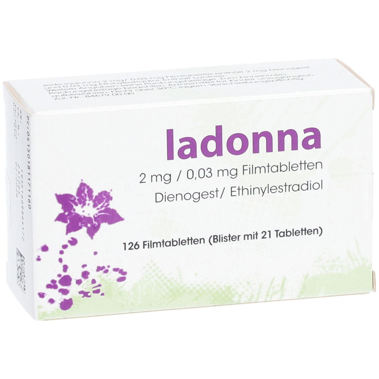 LADONNA 2 mg/0,03 mg Filmtabletten 6x21 St mit dem E-Rezept kaufen ...