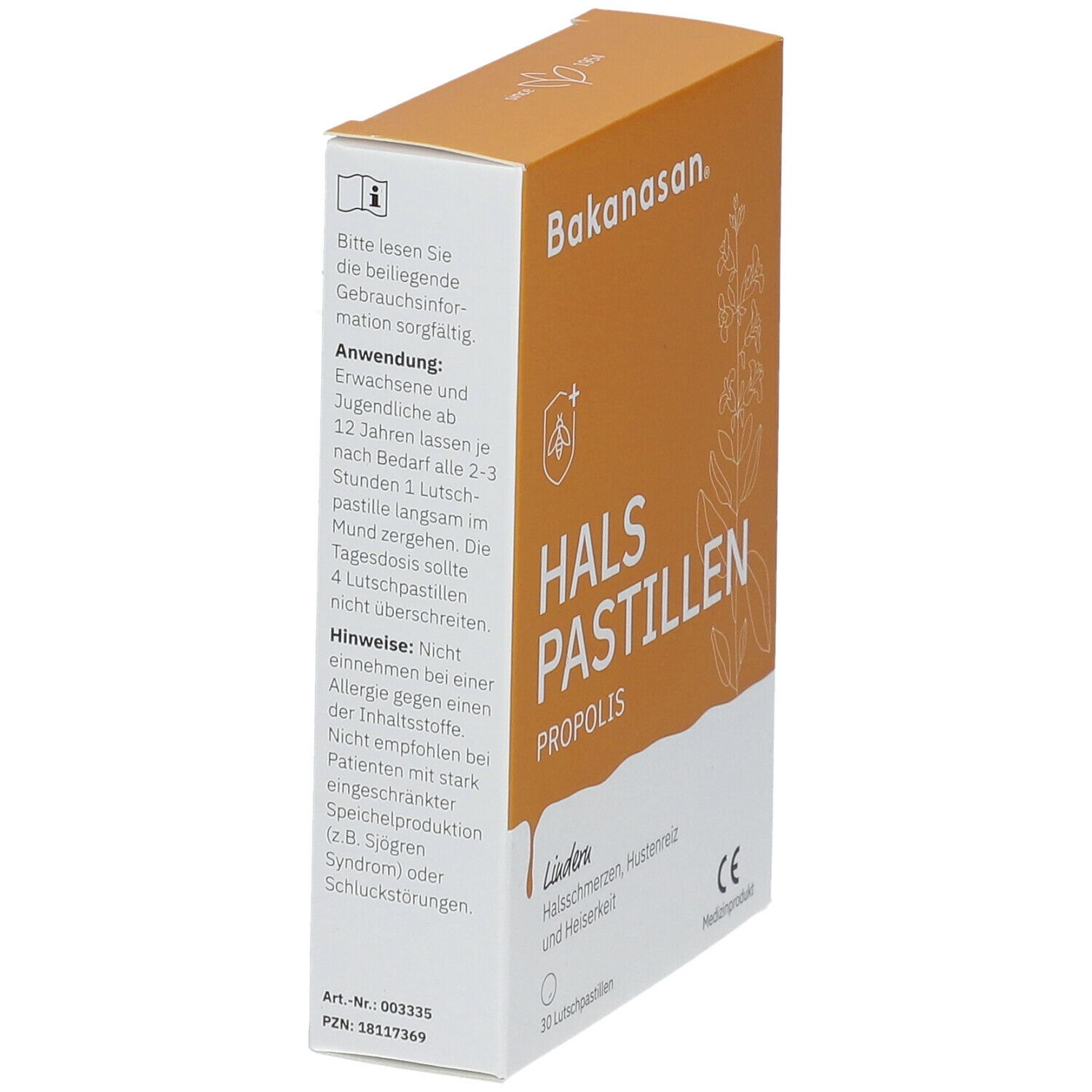 Bakanasan Halspastillen Propolis 30 St Lutschpastillen