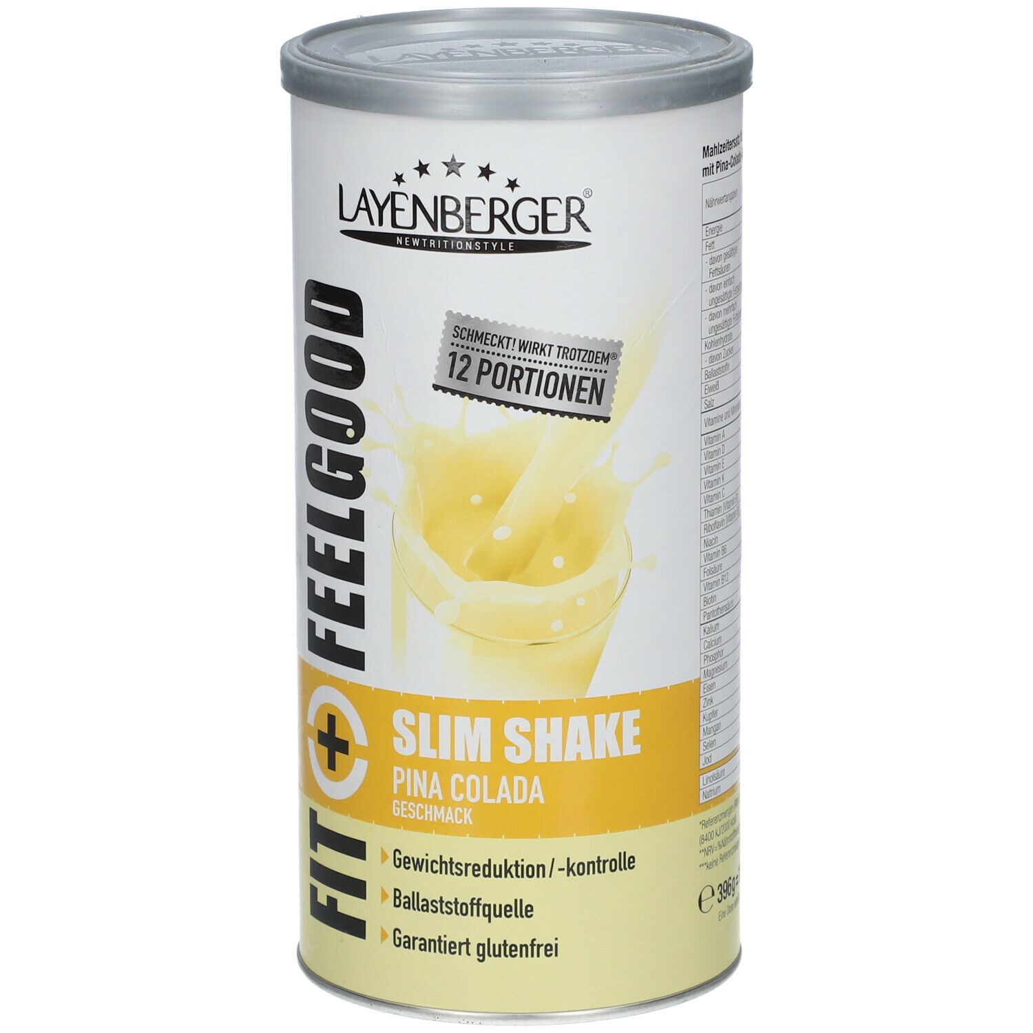 Layenberger Fit+Feelgood Slim Shake Pina Colada 396 g Pulver