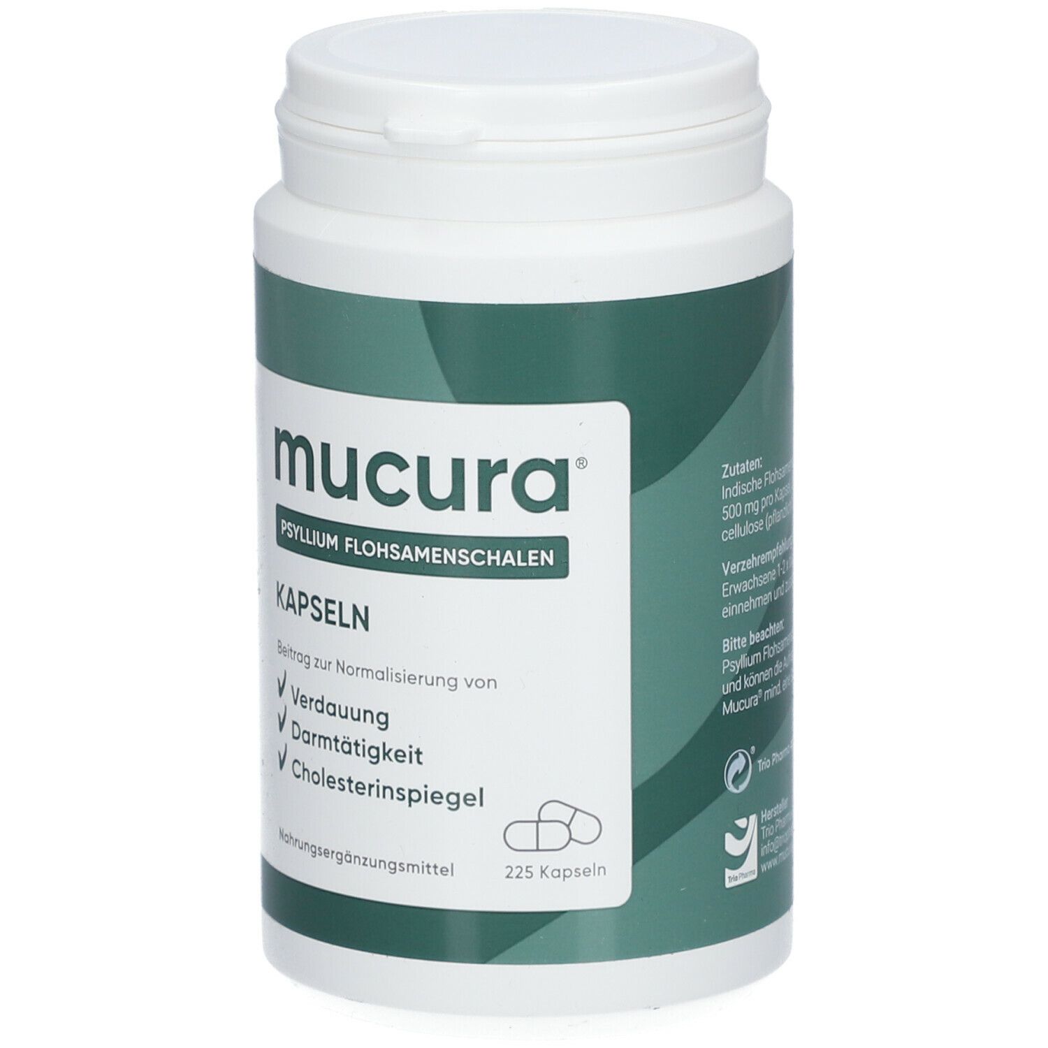 mucura® Flohsamenschalen Kapseln