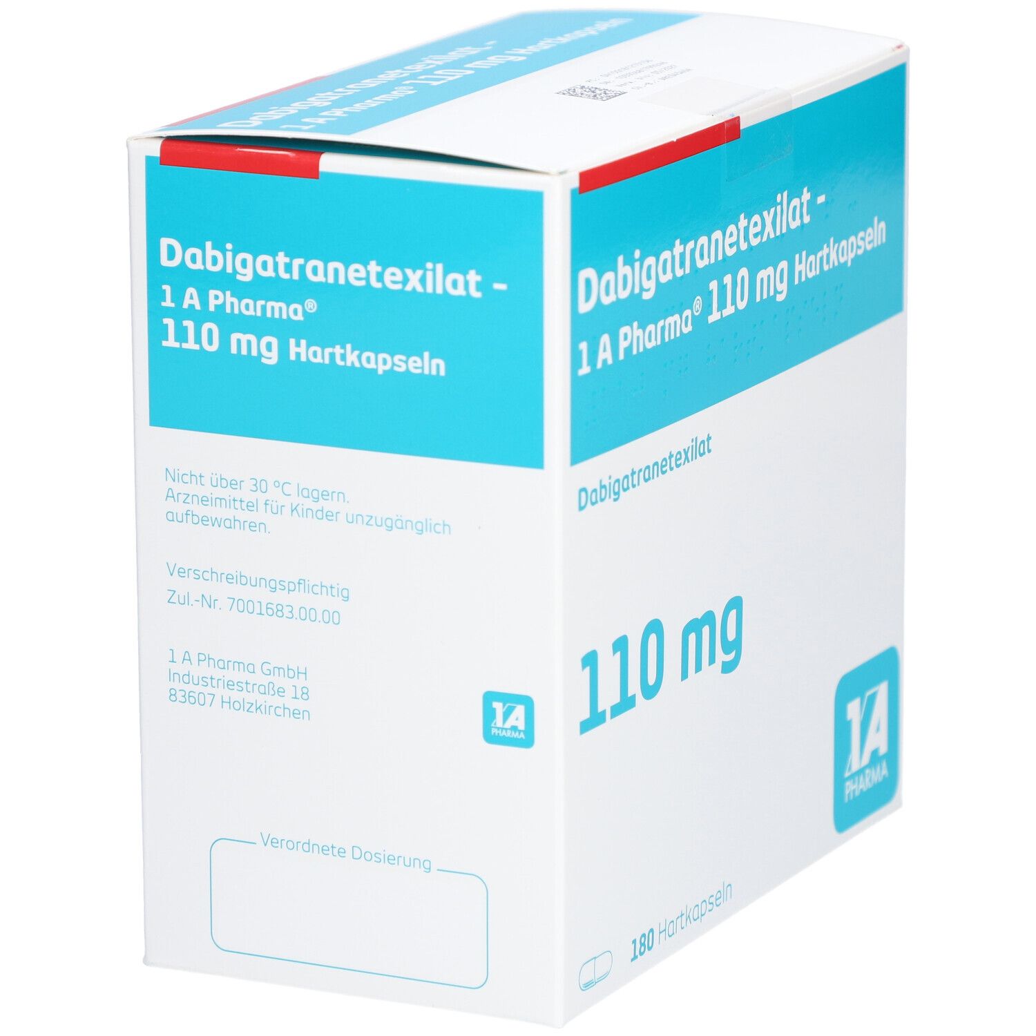 Dabigatranetexilat-1A Pharma 110 mg Hartkapseln 60 St