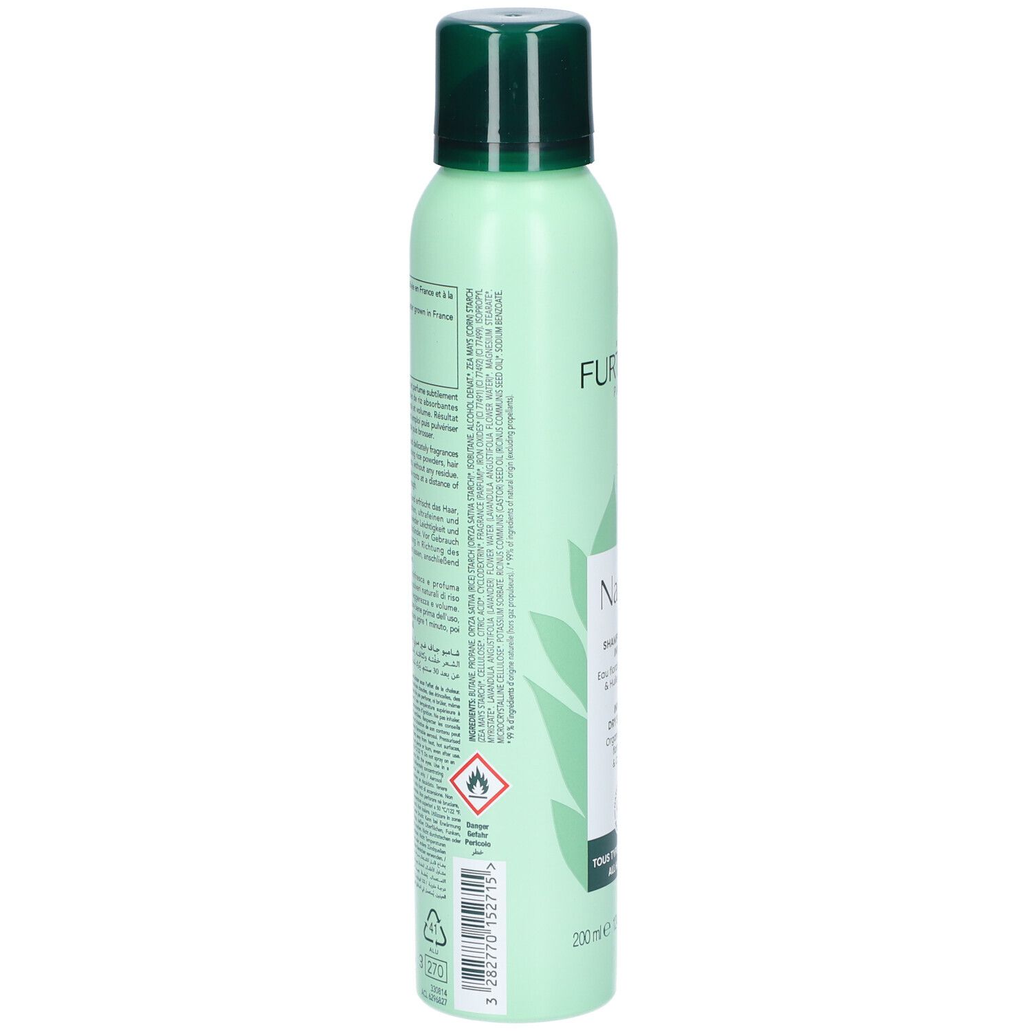 Furterer Naturia unsichtbares Trockenshampoo 200 ml Spray