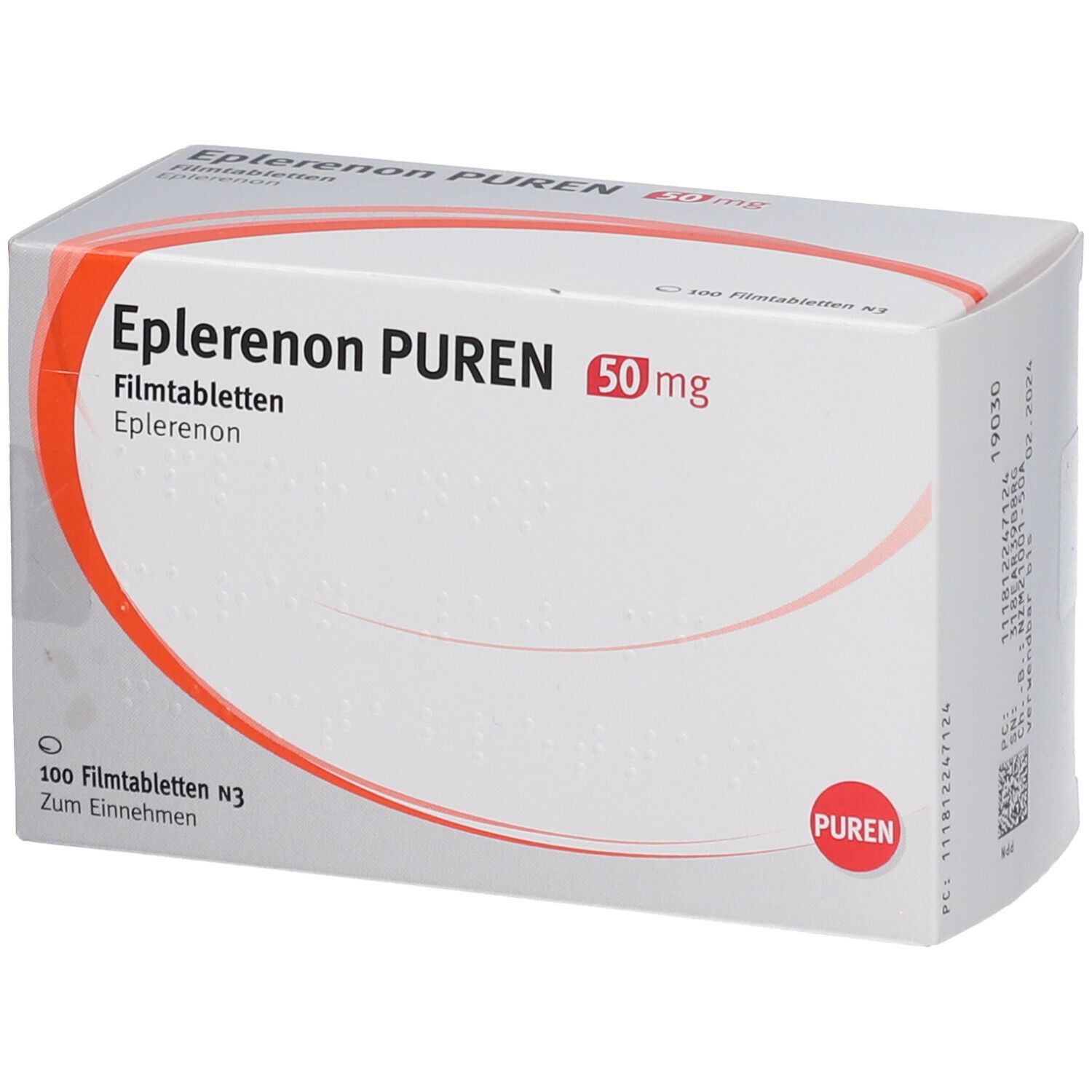 EPLERENON PUREN 50 mg Filmtabletten