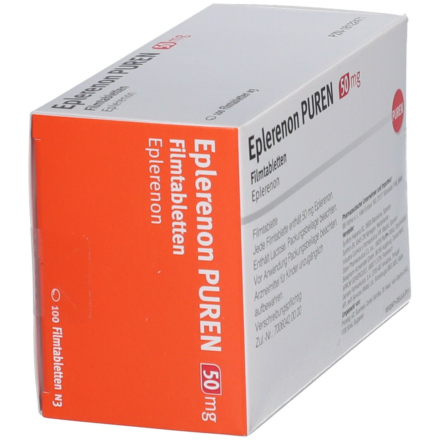 EPLERENON PUREN 50 mg Filmtabletten