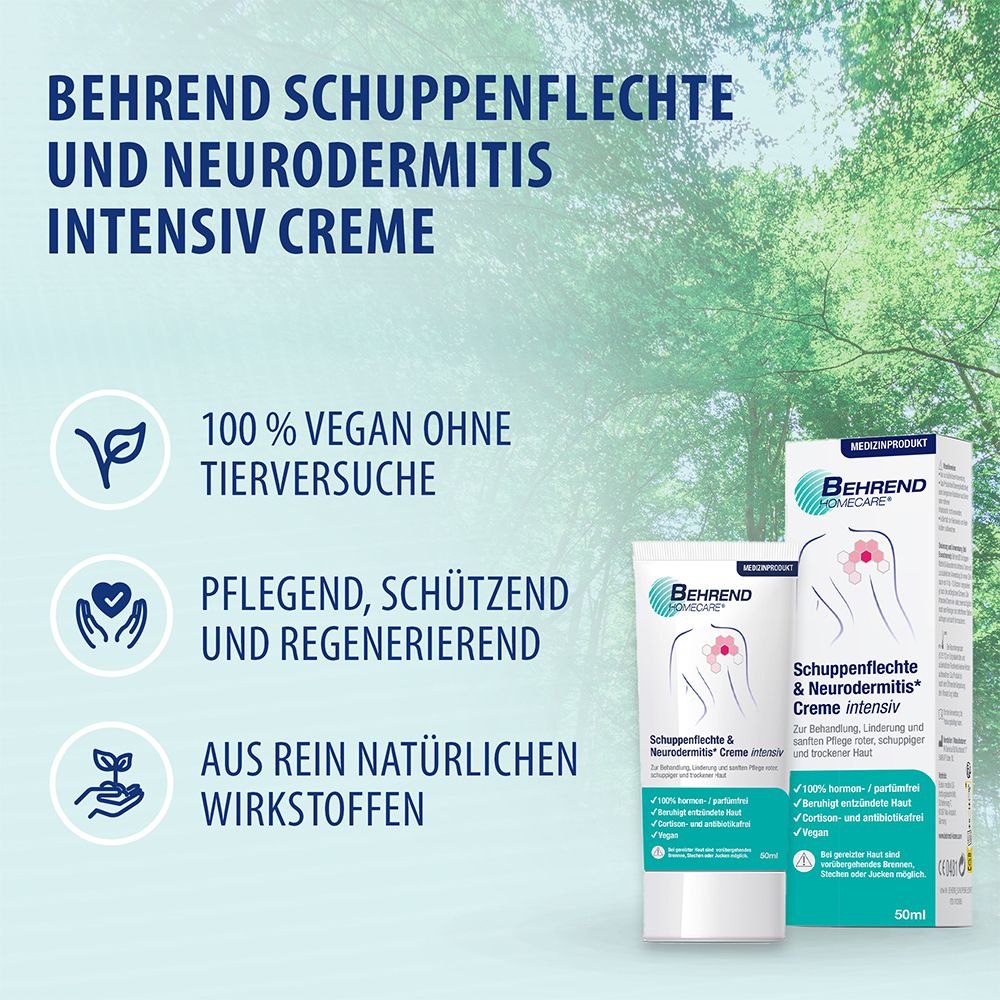 Behrend Homecare® Schuppenflechte & Neurodermitis Creme intensiv