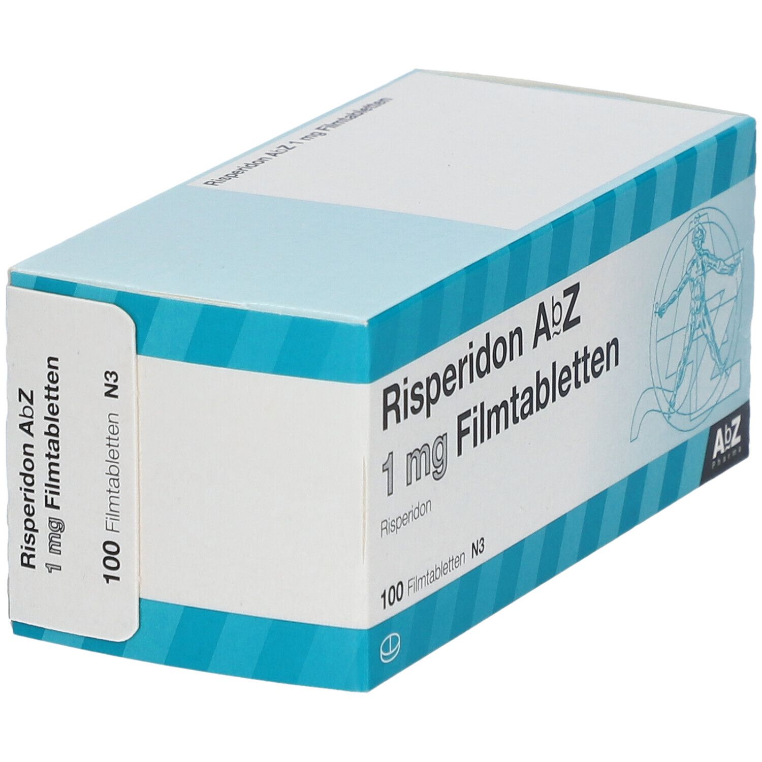 Risperidon AbZ 1 mg Filmtabletten 100 St