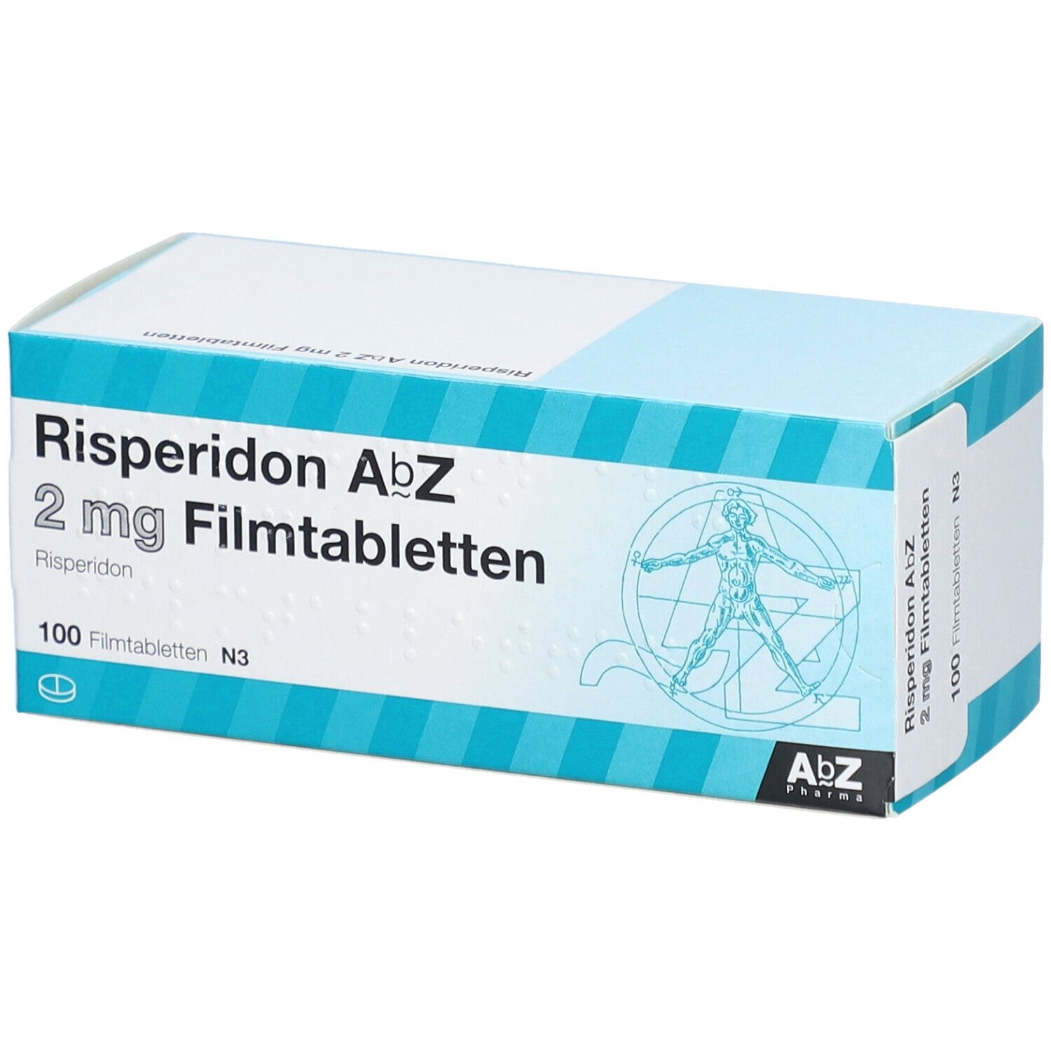 Risperidon AbZ 2 mg Filmtabletten 100 St