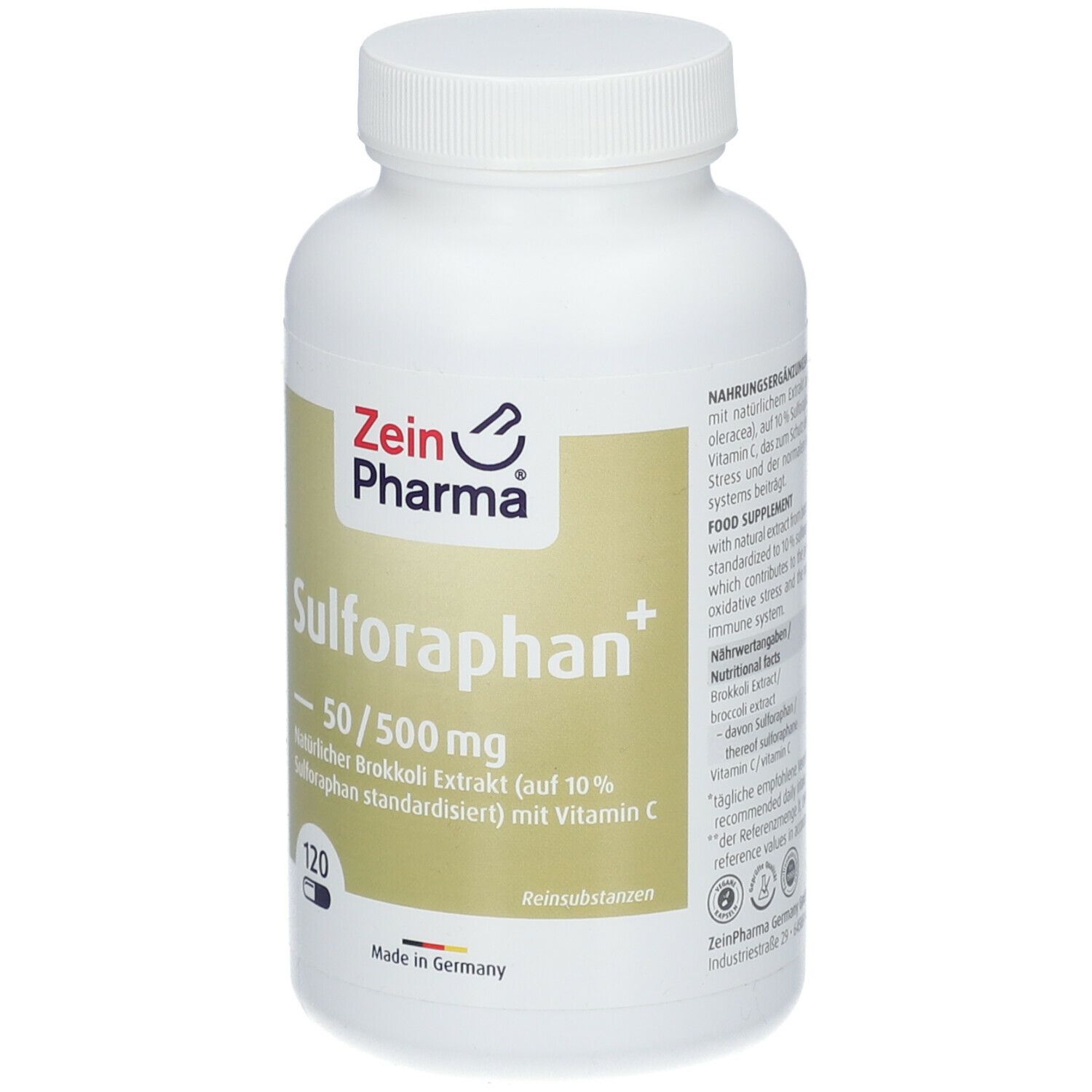 ZeinPharma® Sulforaphan Brokkoli + C 50/500 mg