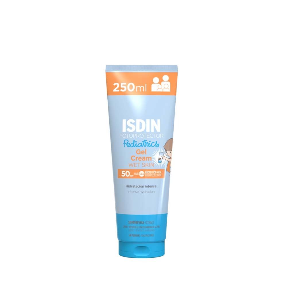 ISDIN Pediatrics Gel Cream LSF50 wasserfeste Sonnencreme für Kinder und Babys