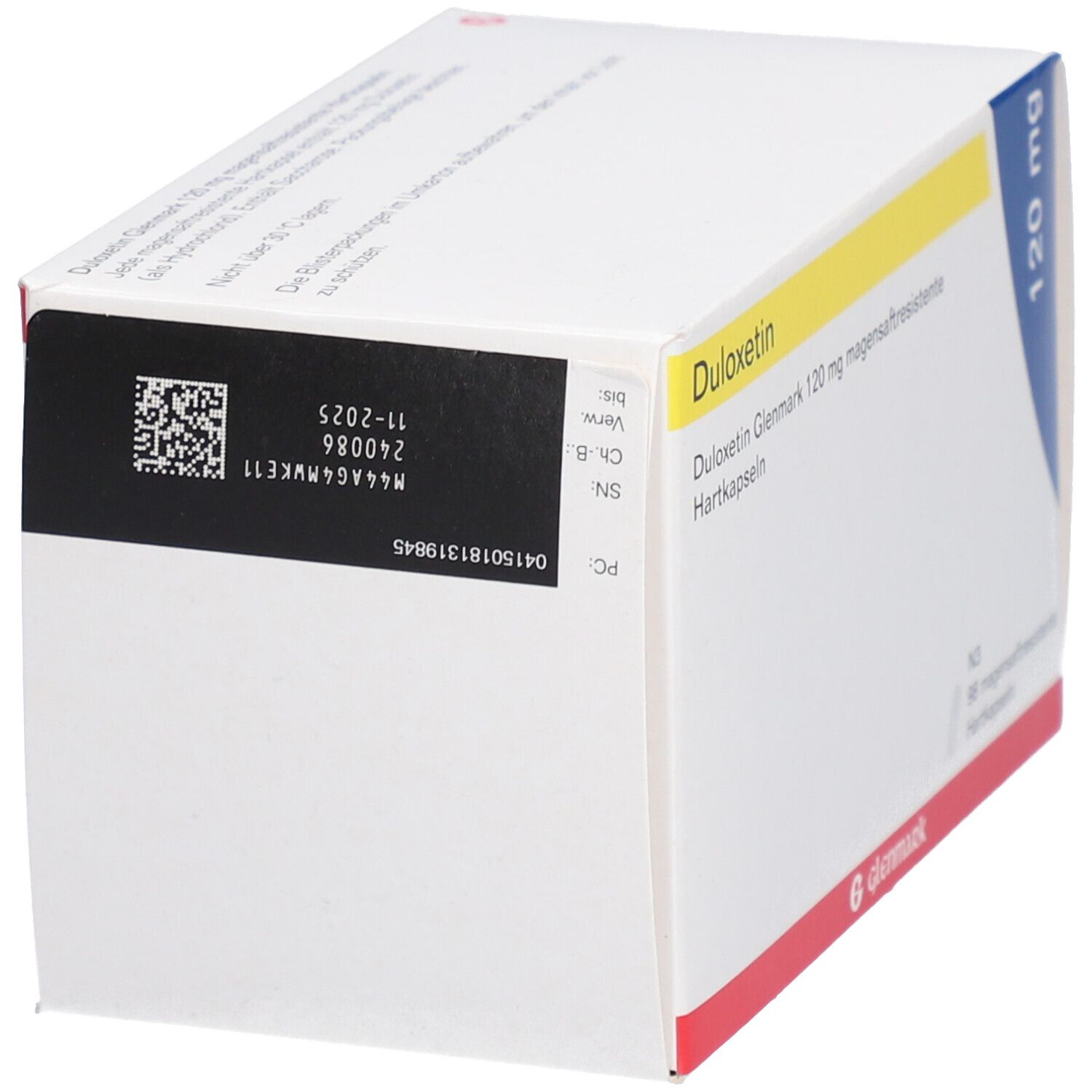 Duloxetin Glenmark 120 mg magensaftres.Hartkapseln 98 St Magensaftresistente Hartkapseln