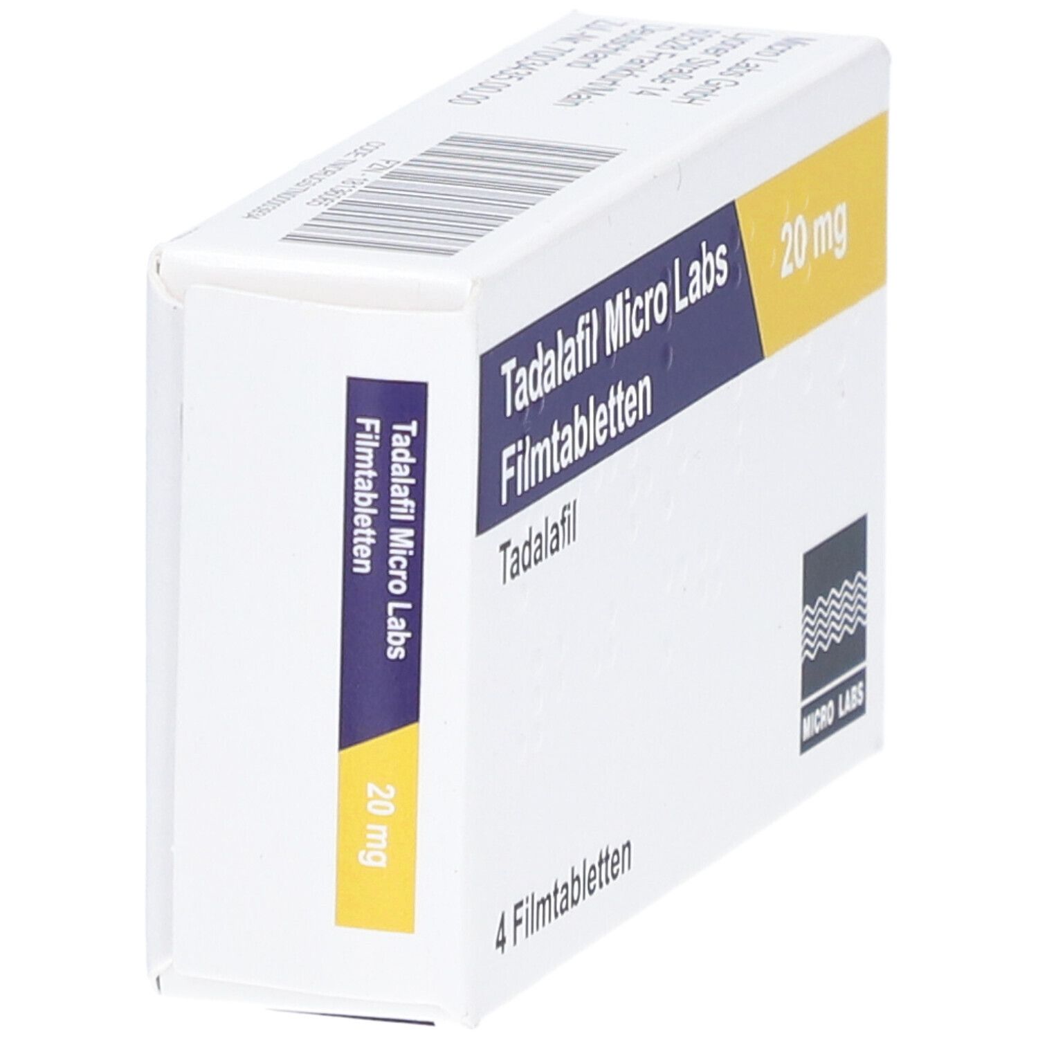 Tadalafil Micro Labs 20 mg Filmtabletten 8 St