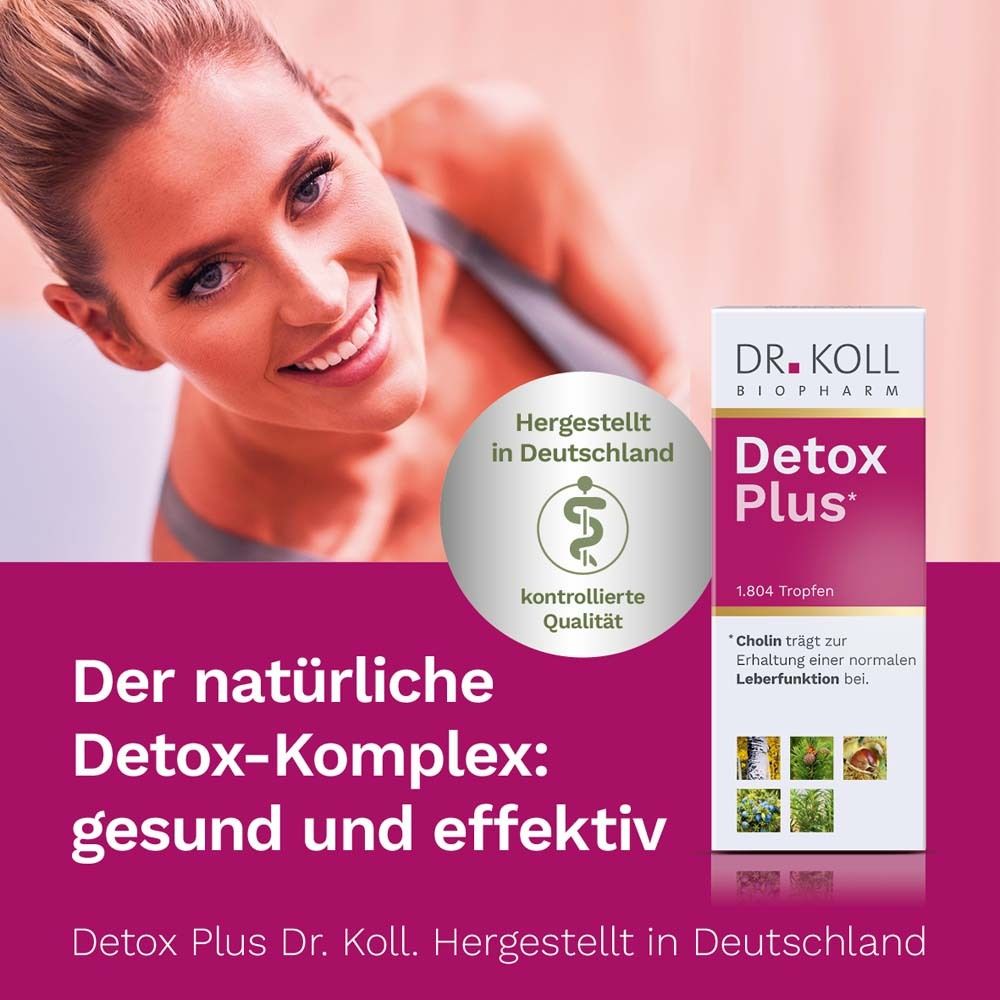 Detox Plus Dr.Koll Gemmo Komplex Cholin Tropfen 50 ml