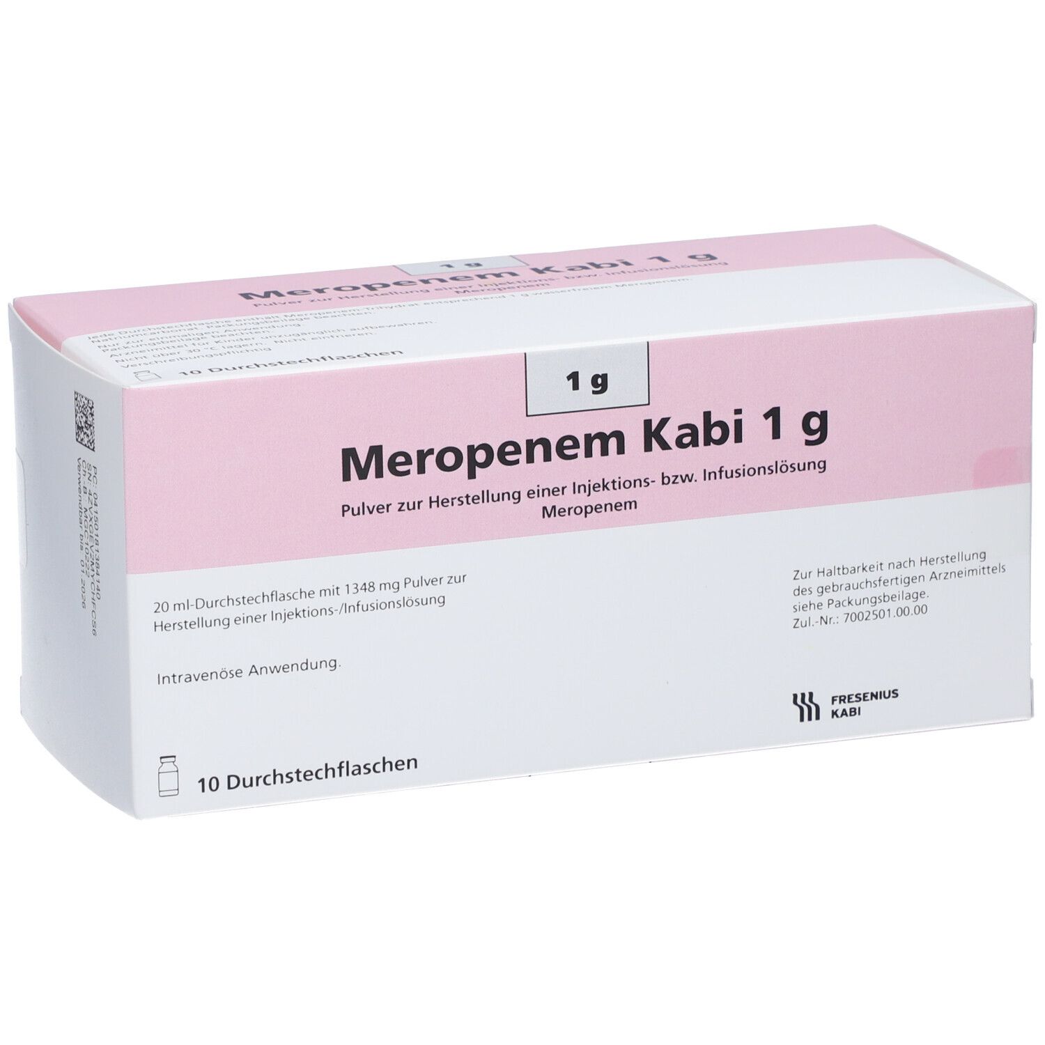 Meropenem Kabi 1 g 10 St mit dem E-Rezept kaufen - Shop Apotheke