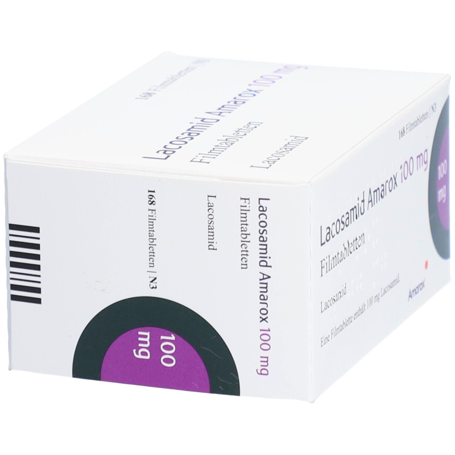 Lacosamid Amarox 100 mg Filmtabletten 56 St