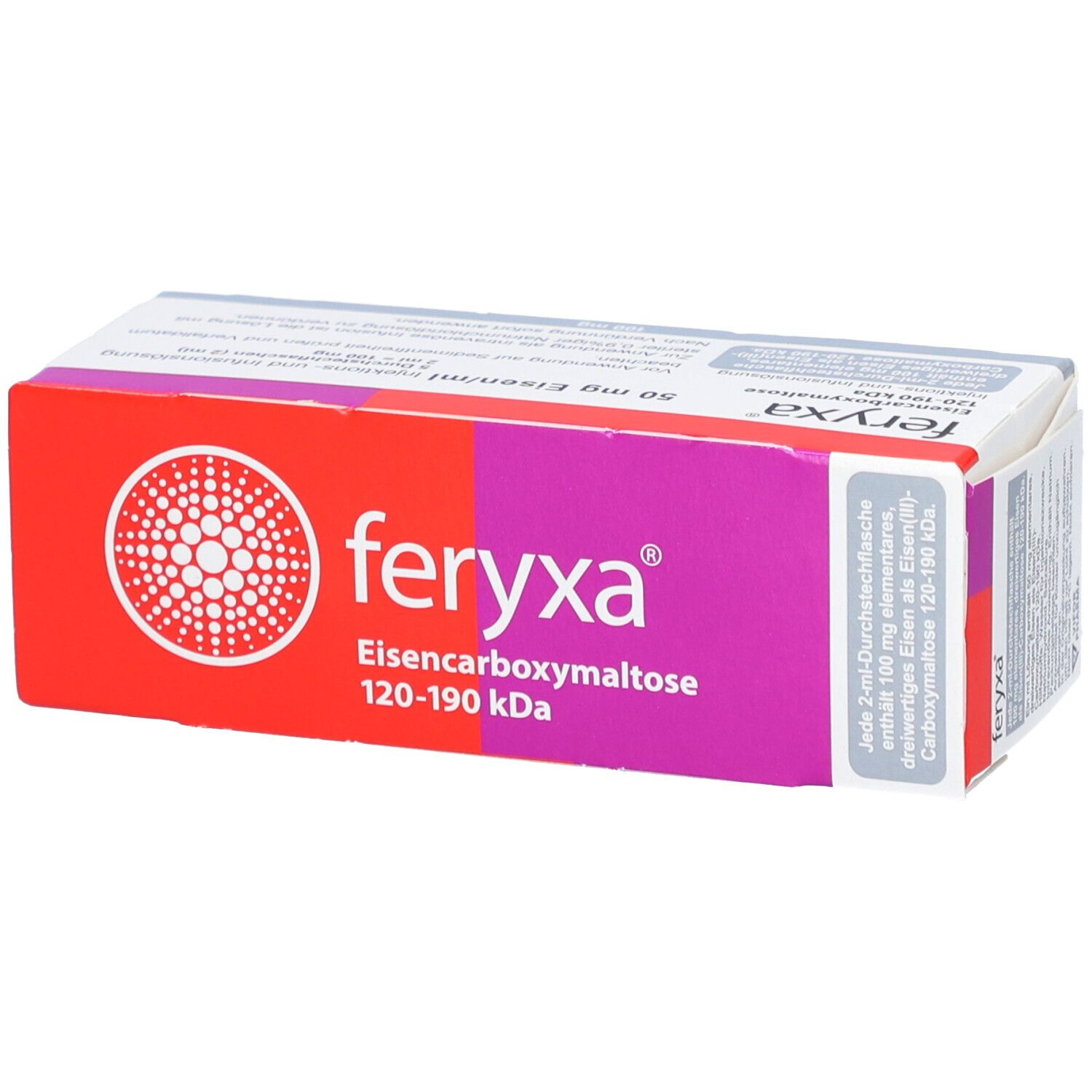 FERYXA 50 mg Eisen/ml Inj.-/Inf.-Lsg.Dsfl.100mg