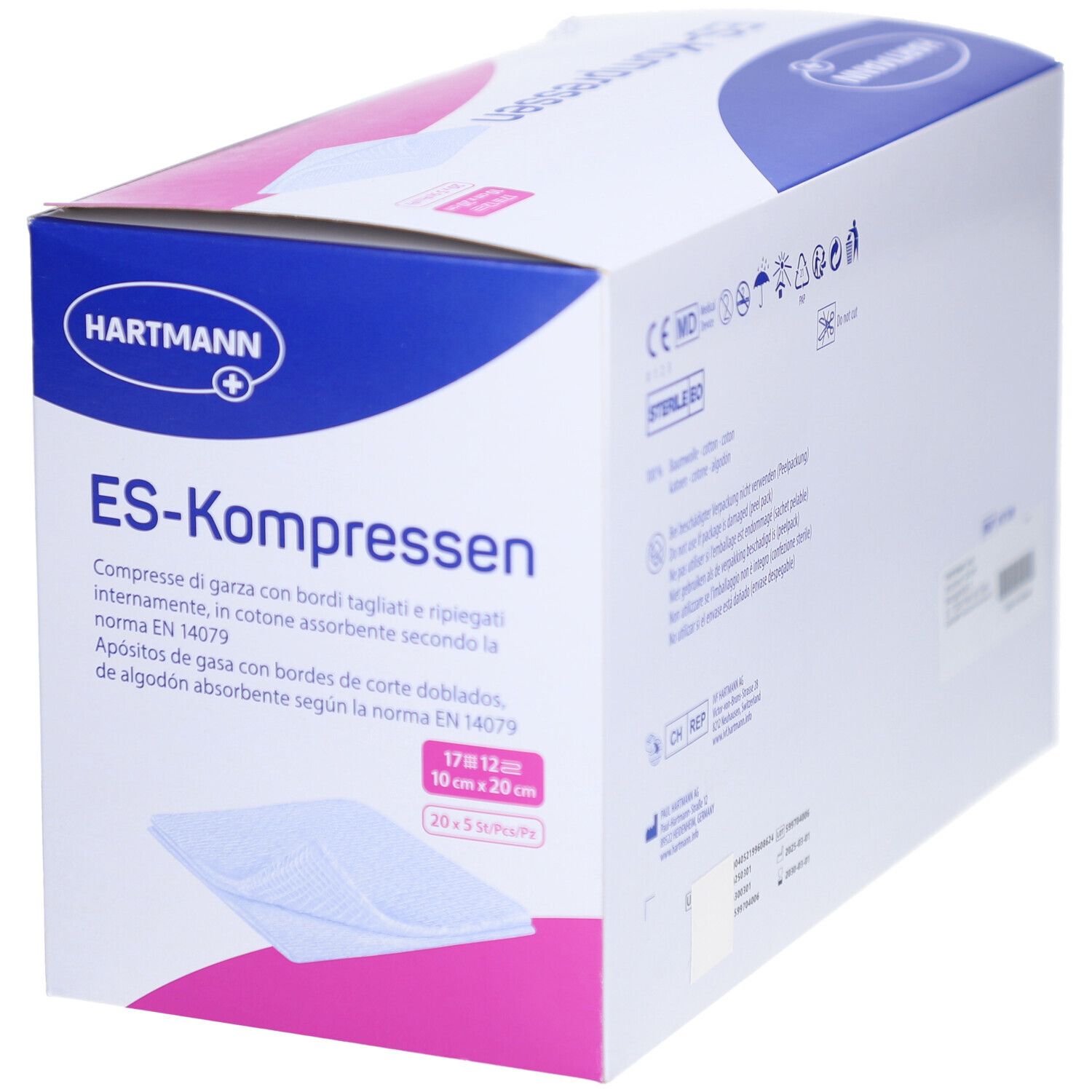 HARTMANN ES-Kompressen 10 cm x 20 cm