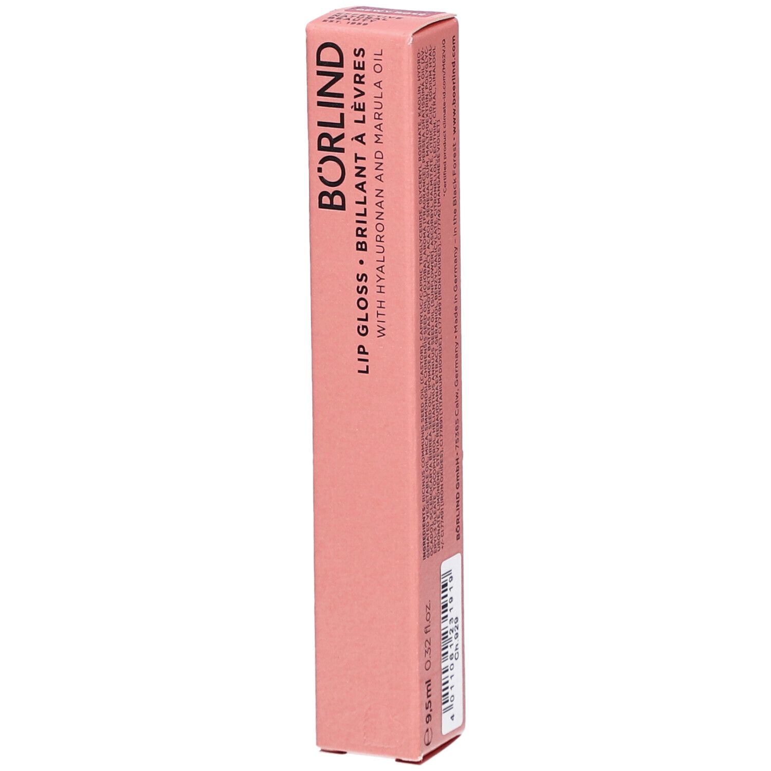 Börlind Lip Gloss dew rose 9 ml Creme