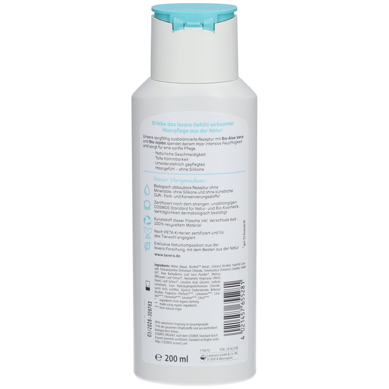 Lavera Pflegespülung basis sensitiv Feucht. 200 ml Haarspülung