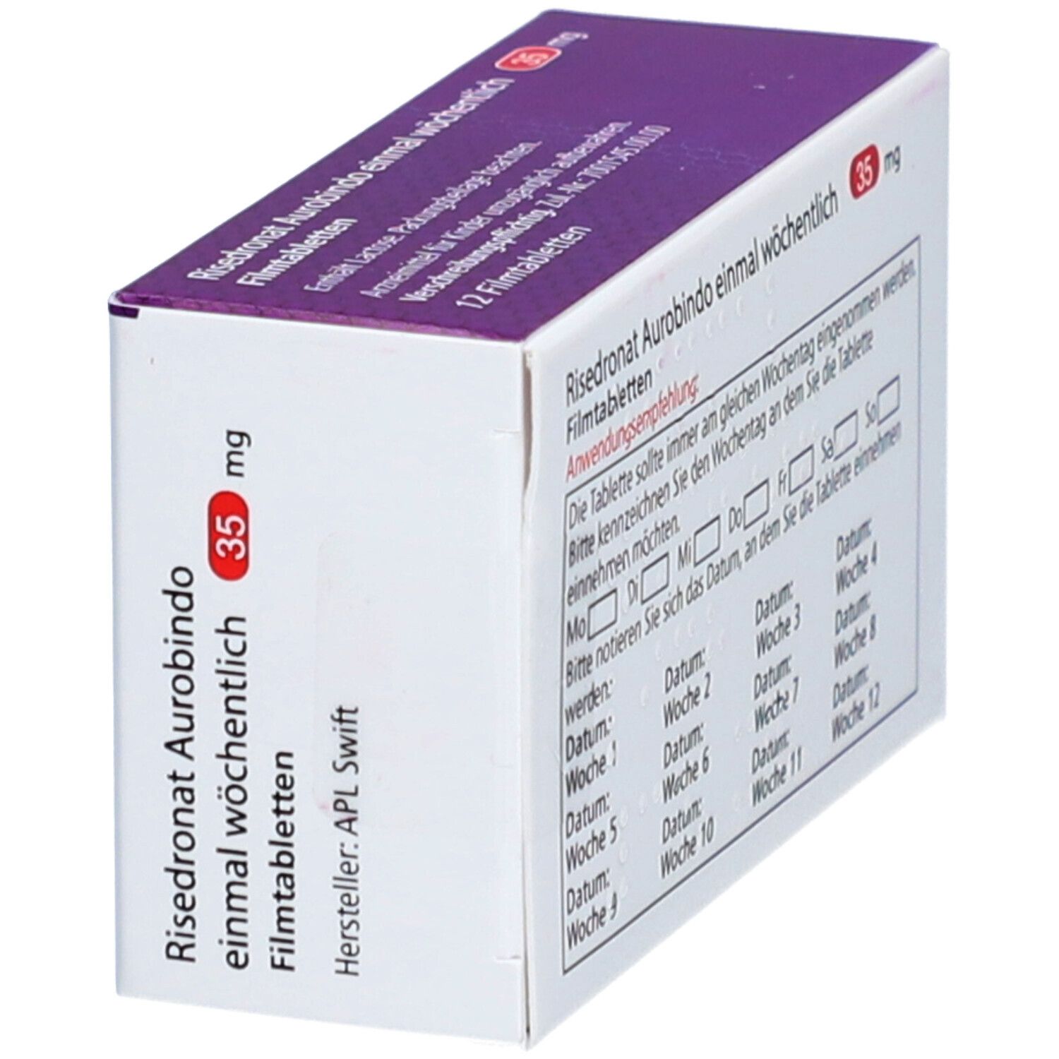 Risedronat Aurobindo 1Xwöchentlich 35 mg