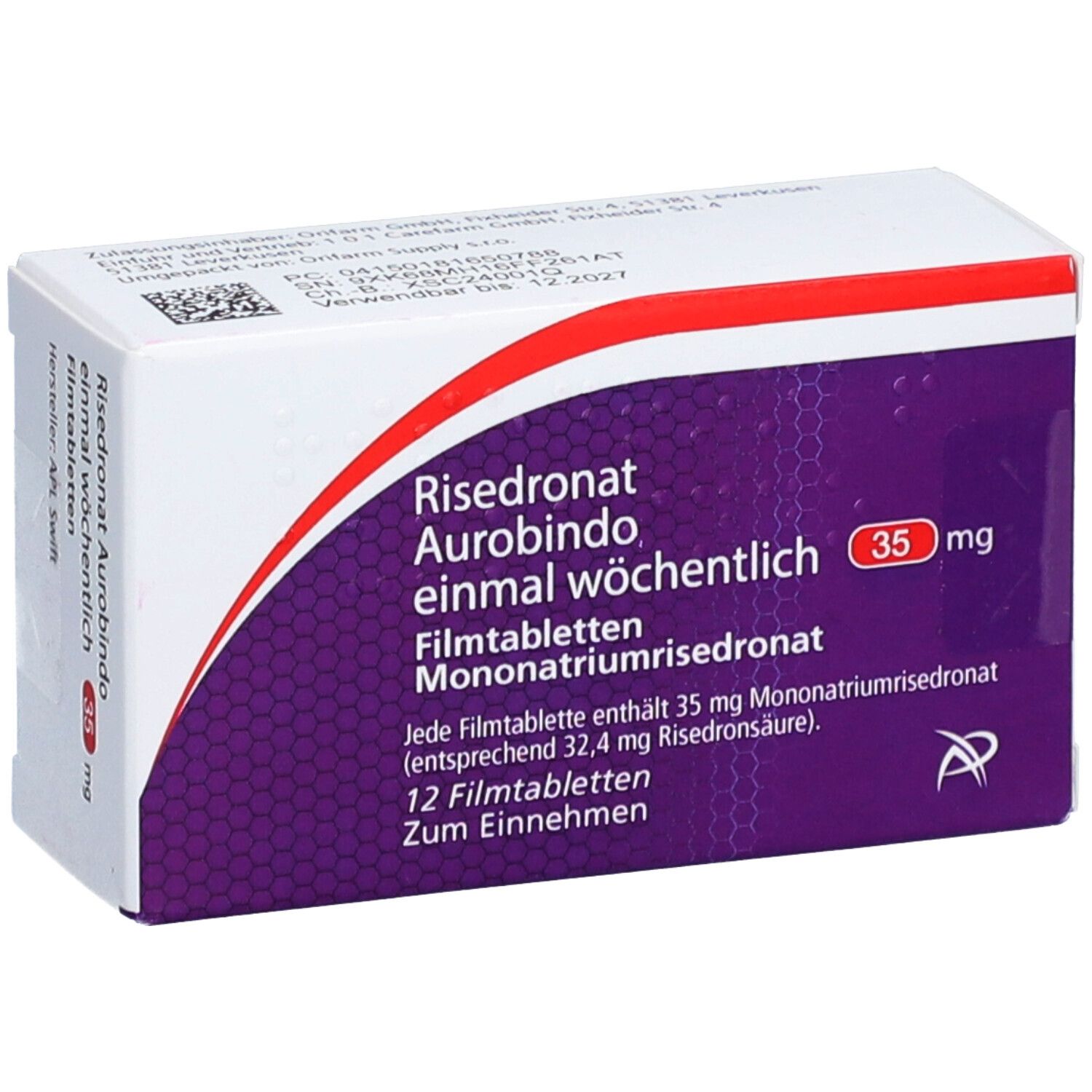 Risedronat Aurobindo 1Xwöchentlich 35 mg