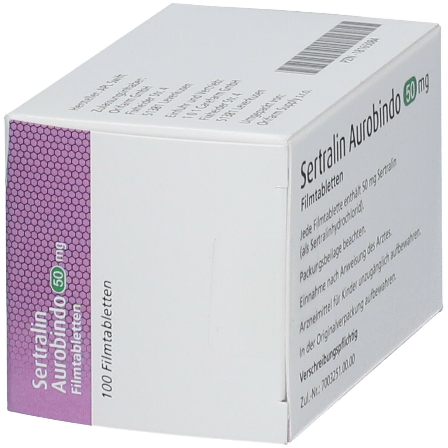 Sertralin Aurobindo 50 mg