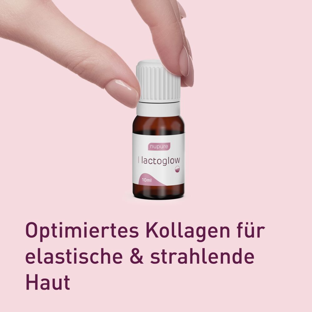 Nupure lactoglow - Kollagen und Milchsäurebakterien für strahlende Haut