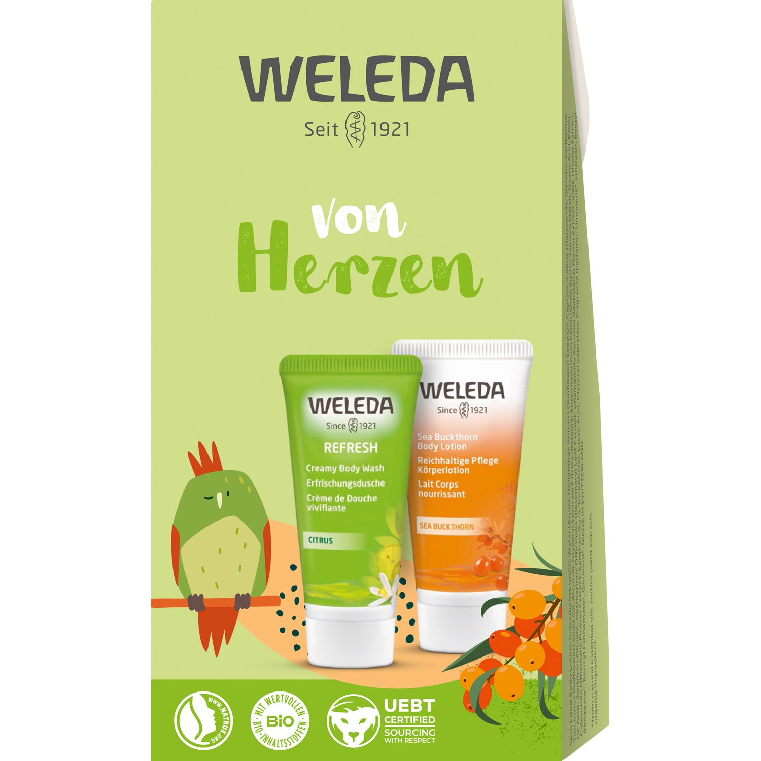 Weleda Geschenkset Mini Citrus und Sanddorn 40 ml shopapotheke.at