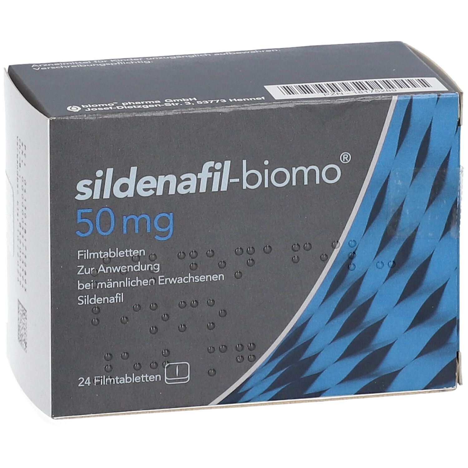Sildenafil Biomo 50 Mg Filmtabletten 24 St Mit Dem E Rezept Kaufen Shop Apotheke