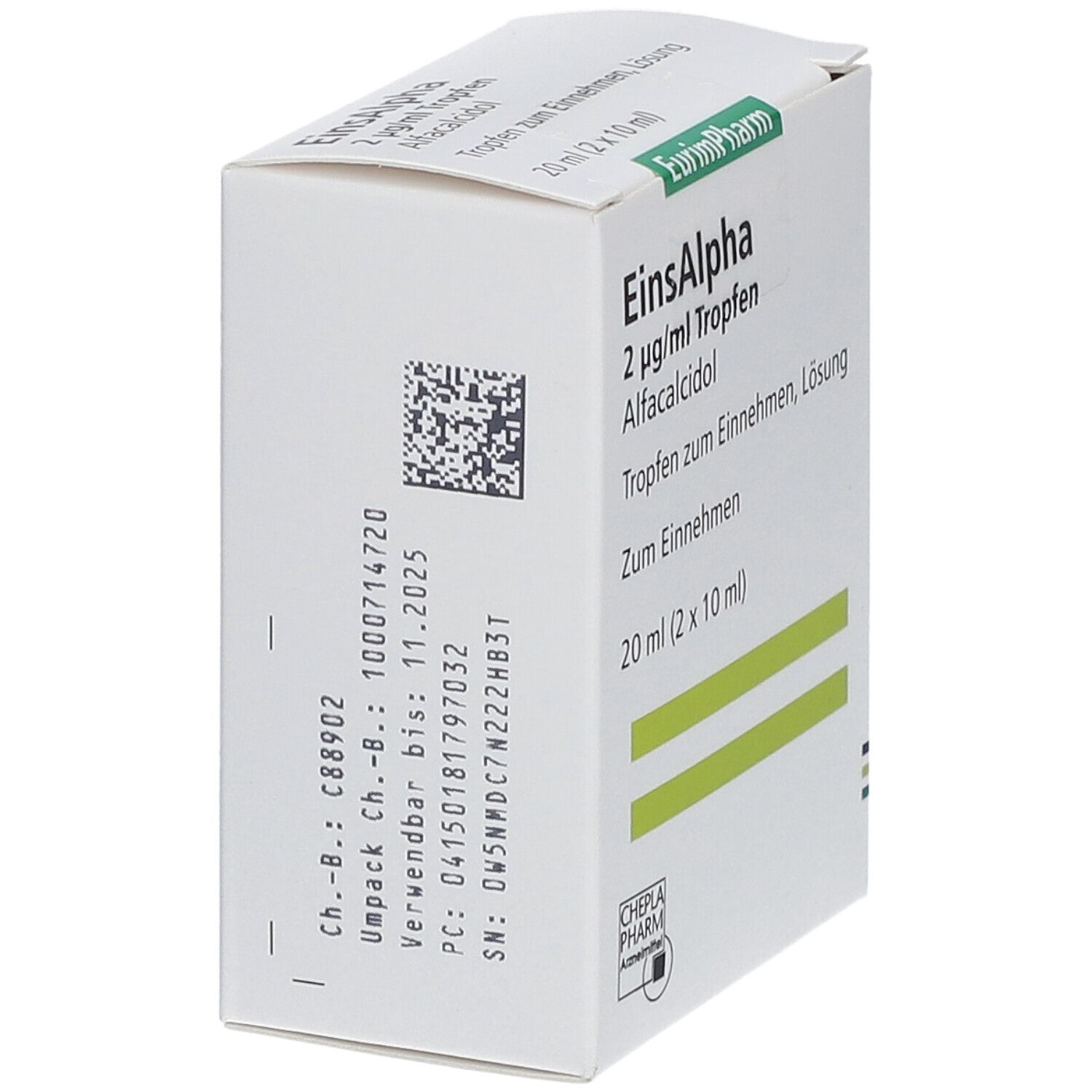 EINSALPHA 2 µg/ml Tropfen