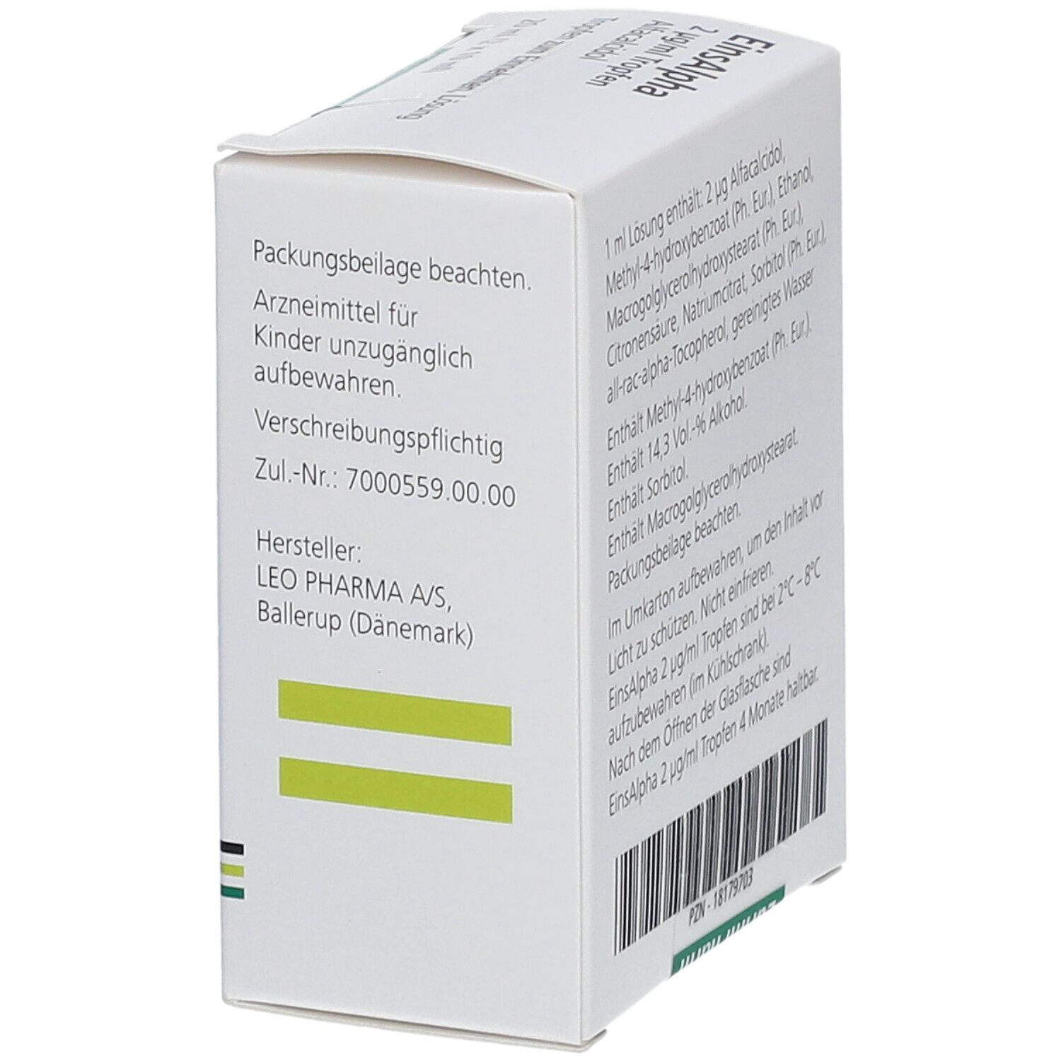 EINSALPHA 2 µg/ml Tropfen