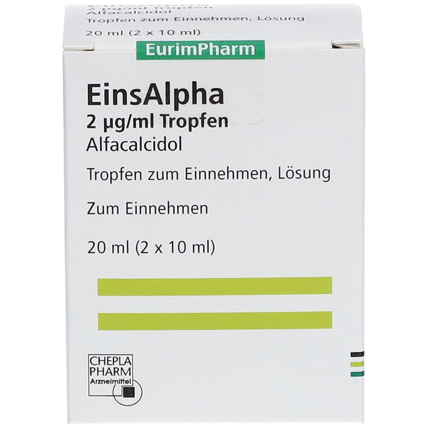 EINSALPHA 2 µg/ml Tropfen