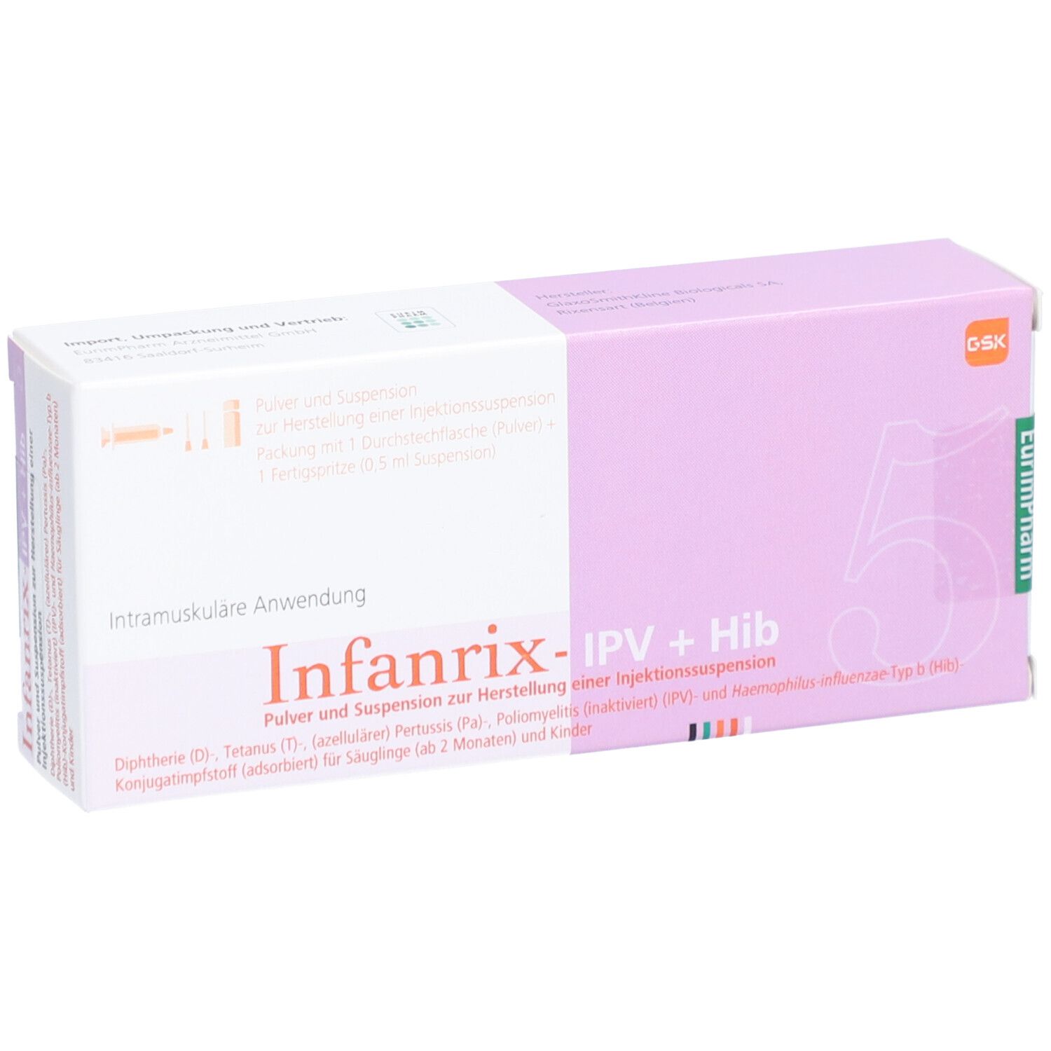 INFANRIX-IPV+Hib Plv.+Susp.z.Herst.Injektionssusp.