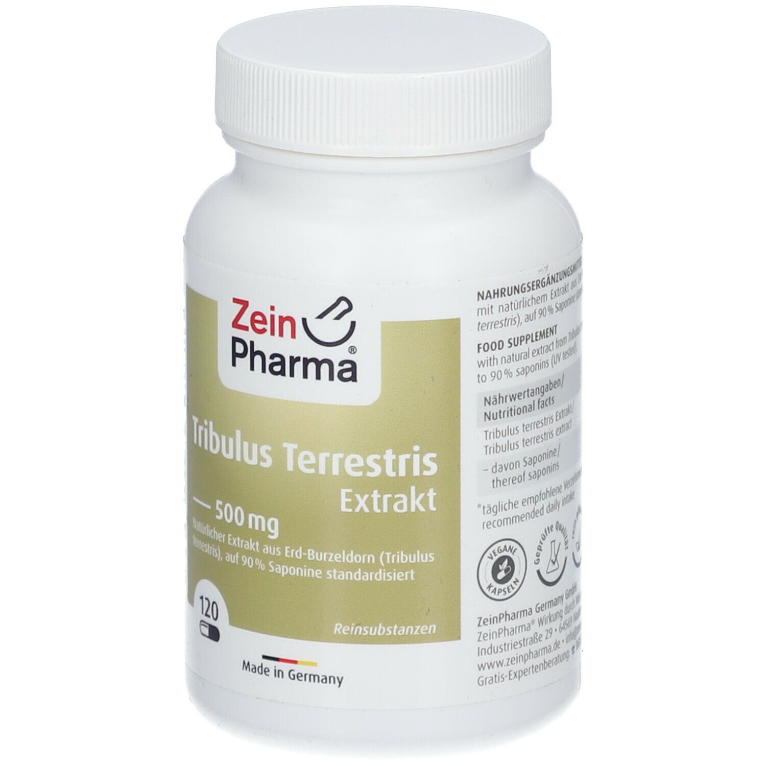 ZeinPharma® Tribulus Terrestris Extrakt 120 St - Shop Apotheke
