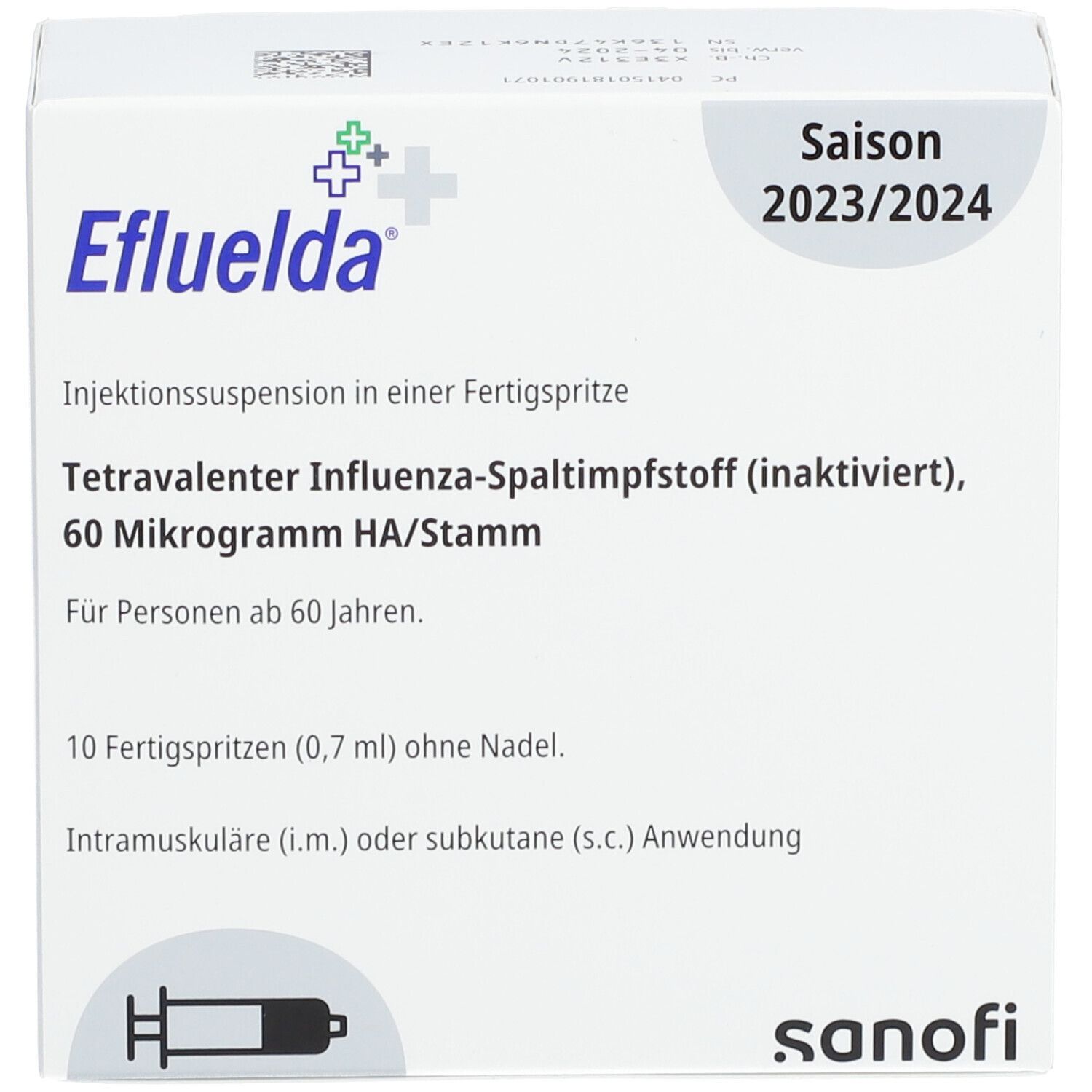 EFLUELDA 2023/2024 Inj.-Susp.i.e.Fertigspr.o.Kan