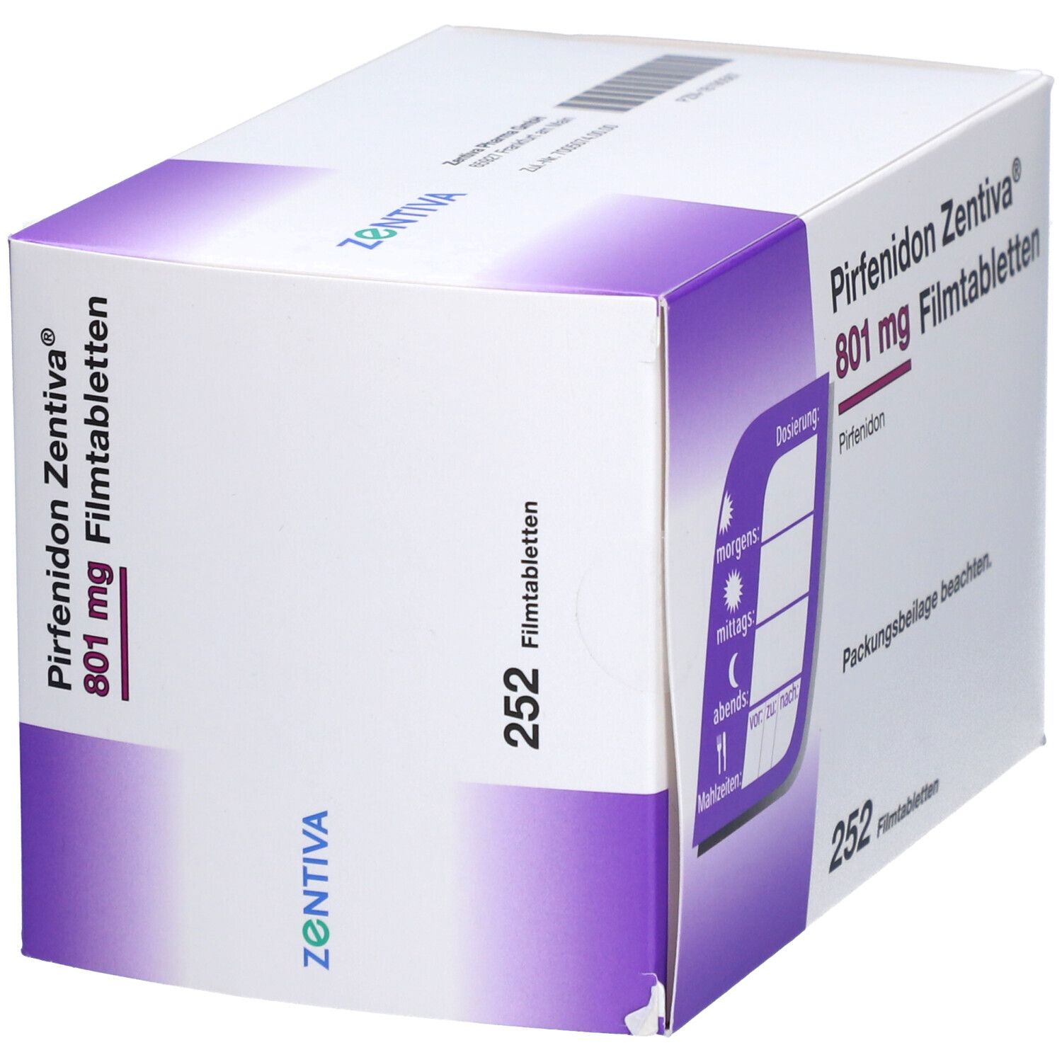 PIRFENIDON Zentiva 801 mg Filmtabletten