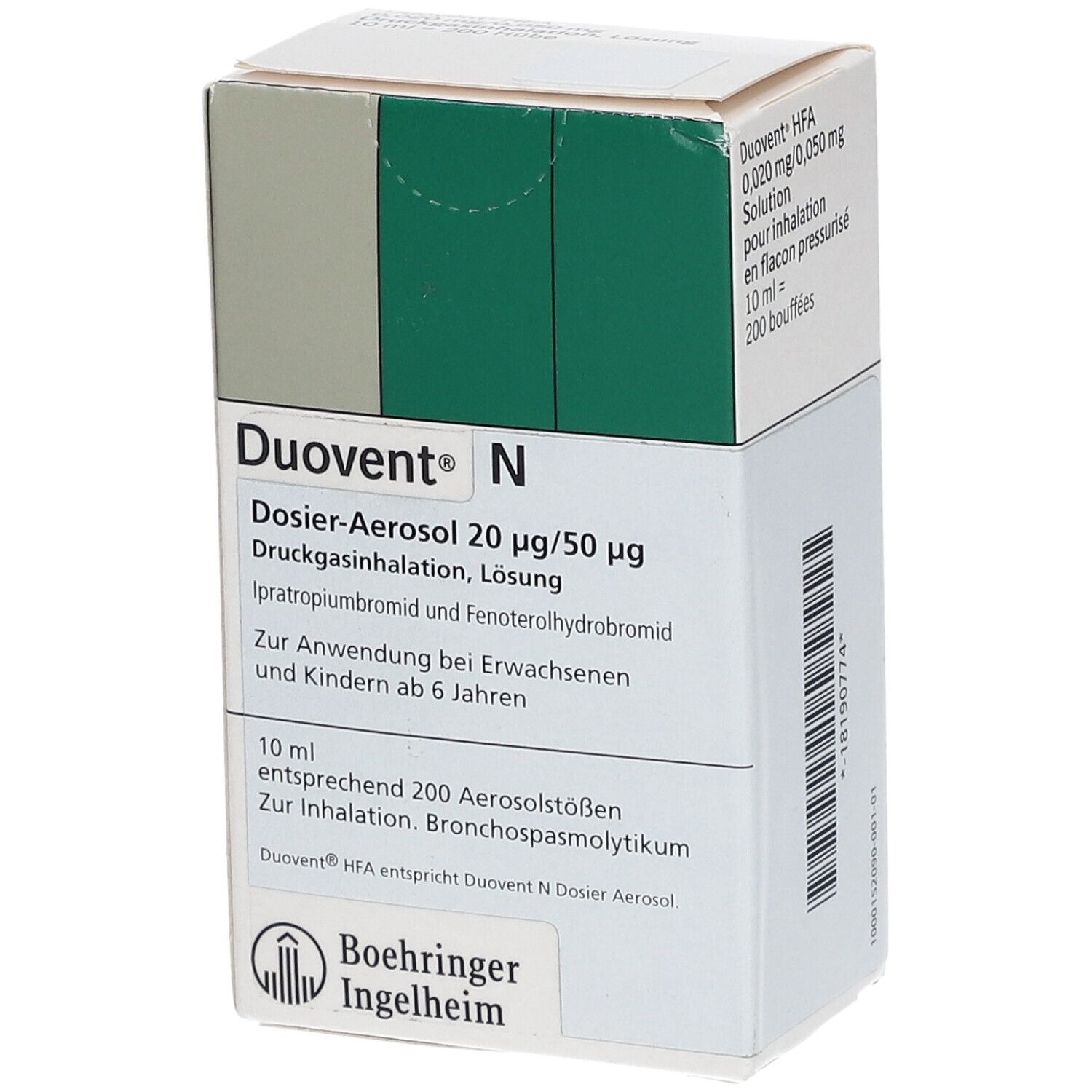 Duovent N Dosieraerosol 20 µg/50 µg