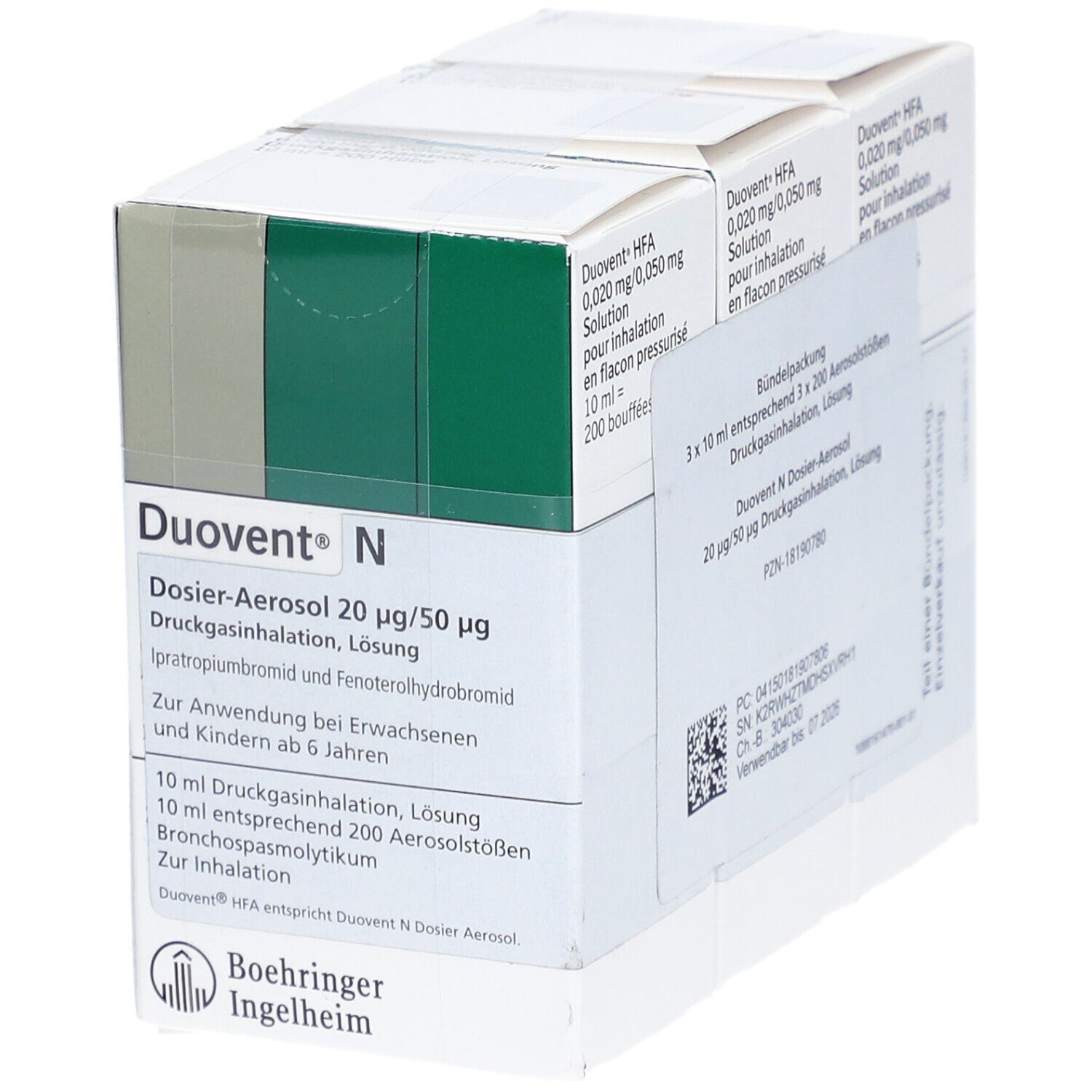 DUOVENT N Dosieraerosol 20 µg/50 µg