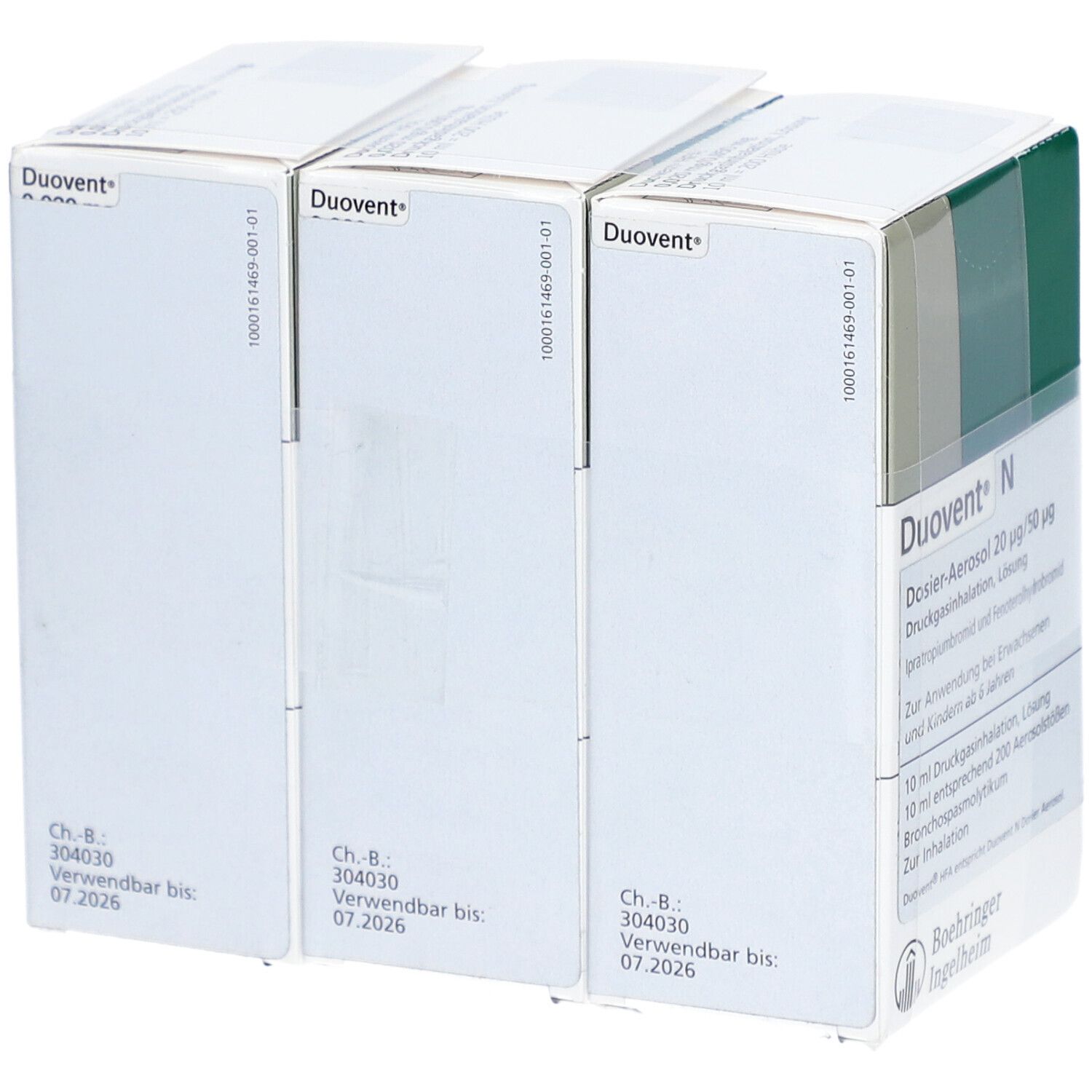 Duovent N Dosieraerosol 20 µg/50 µg 3x10 ml