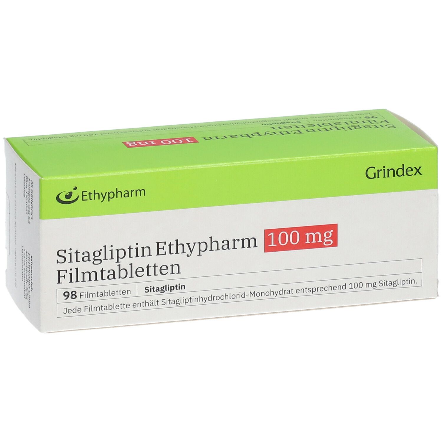 SITAGLIPTIN Ethypharm 100 mg Filmtabletten