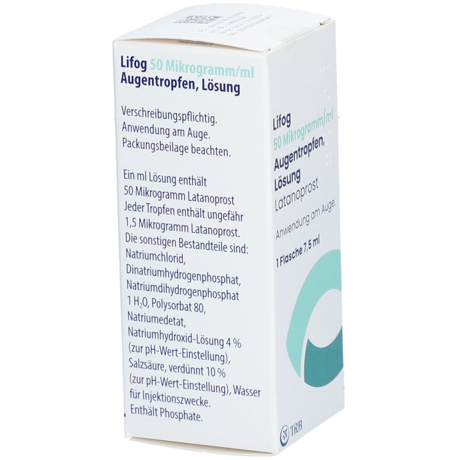 Lifog 50 Mikrogramm/ml Augentropfen unkonserviert 1x7,5 ml