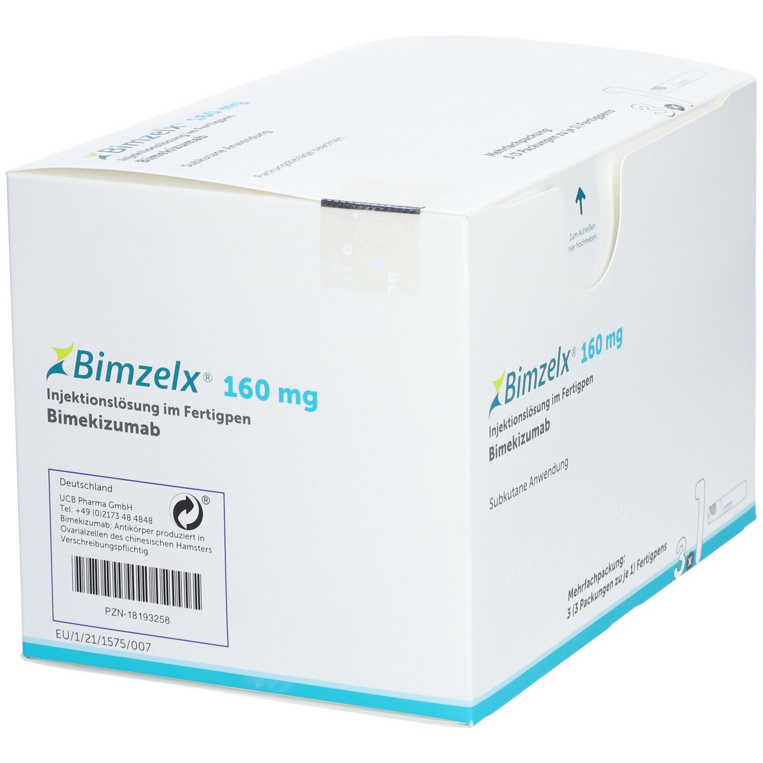 Bimzelx 160 mg Injektionslösung im Fertigpen 3x1 St